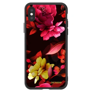 Picasee ULTIMATE CASE für Apple iPhone X/XS - Dark Peonny