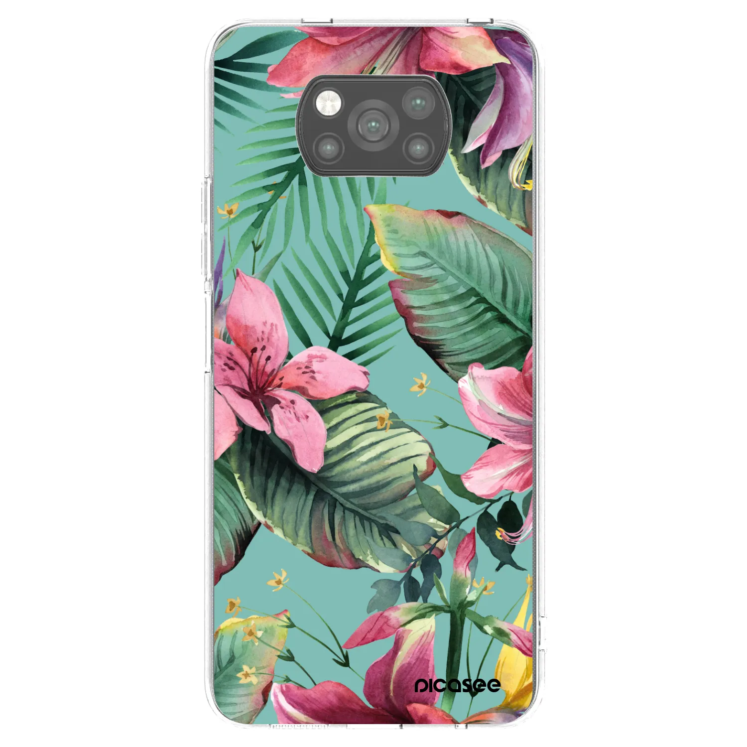 Picasee Xiaomi Poco X3 Hülle - Schwarzes Silikon - Hawaii