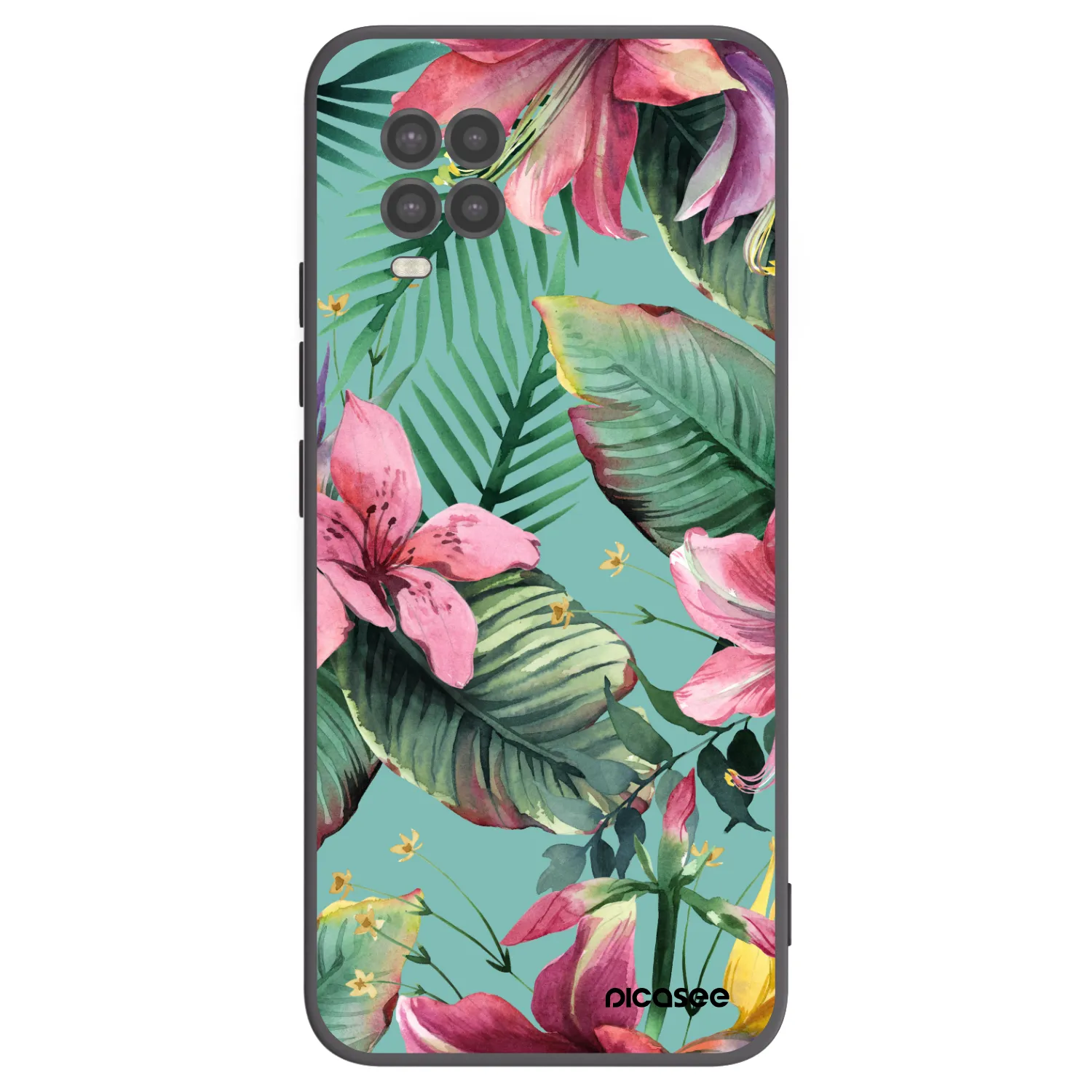 Picasee Xiaomi Mi 10 Lite Hülle - Schwarzes Silikon - Hawaii