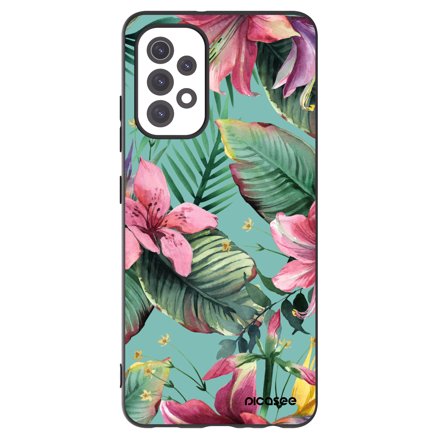 Picasee Samsung Galaxy A32 5G A326B Hülle - Schwarzes Silikon - Hawaii