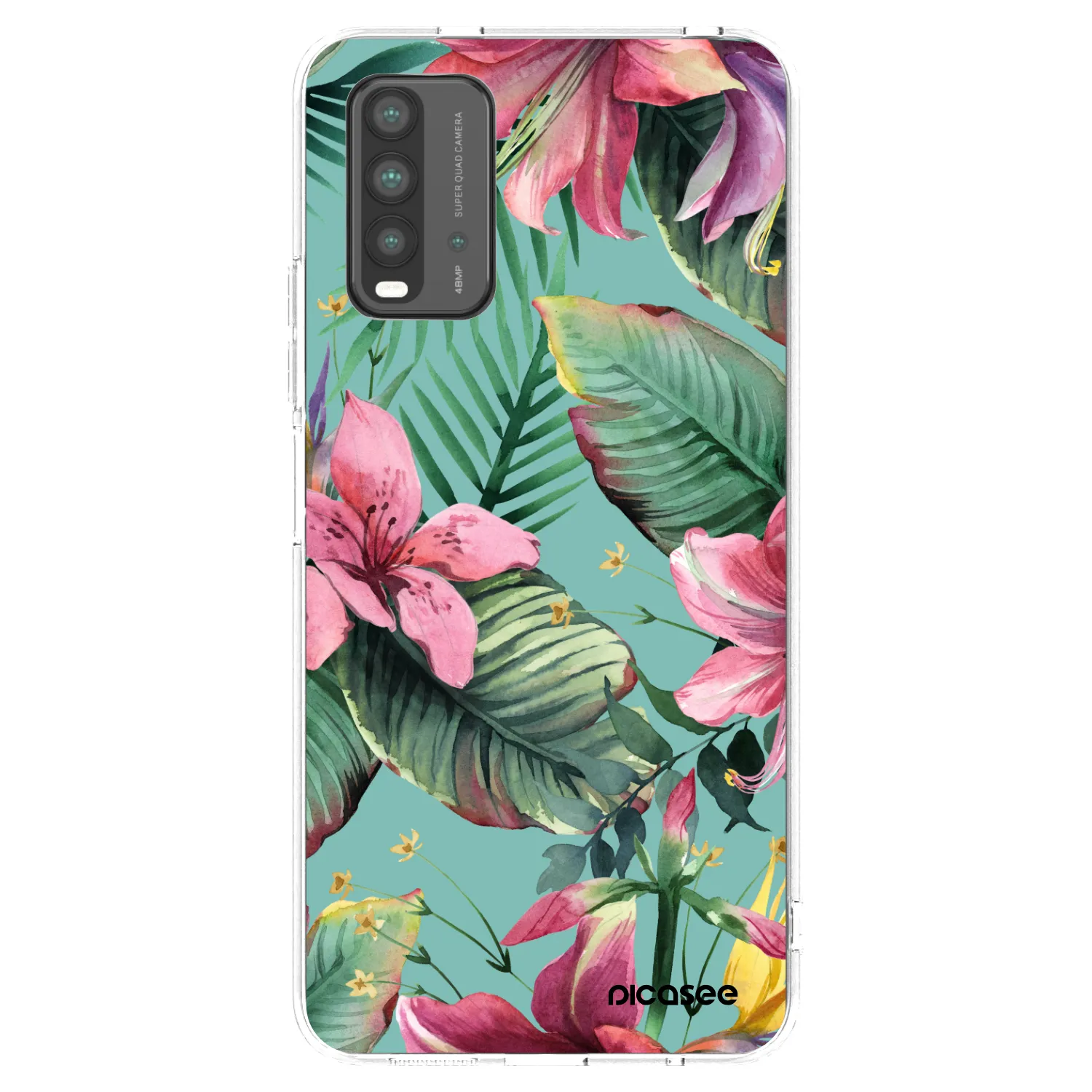 Picasee Xiaomi Redmi 9T Hülle - Schwarzes Silikon - Hawaii