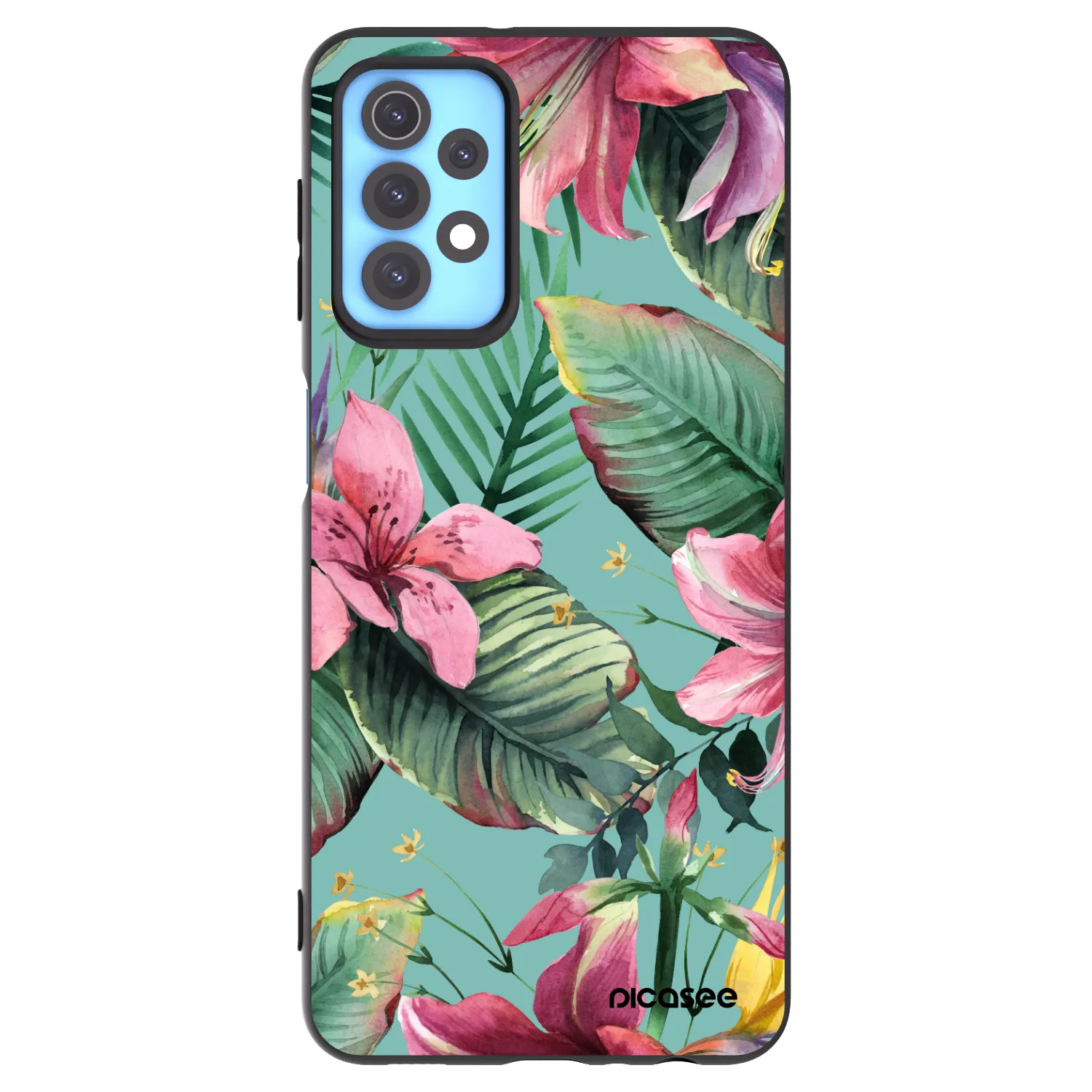 Picasee Samsung Galaxy A32 4G SM-A325F Hülle - Schwarzes Silikon - Hawaii