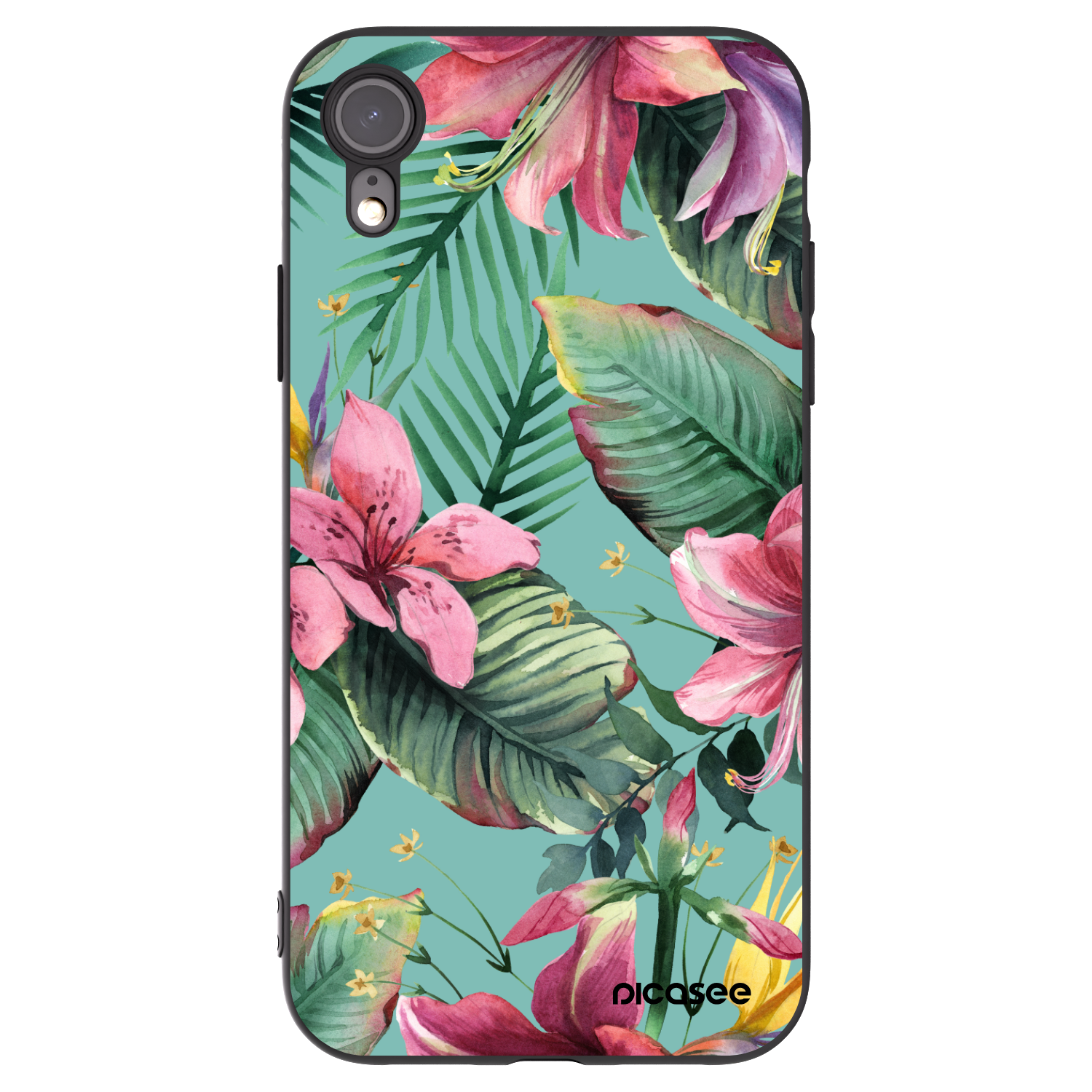 Picasee Apple iPhone XR Hülle - Schwarzes Silikon - Hawaii