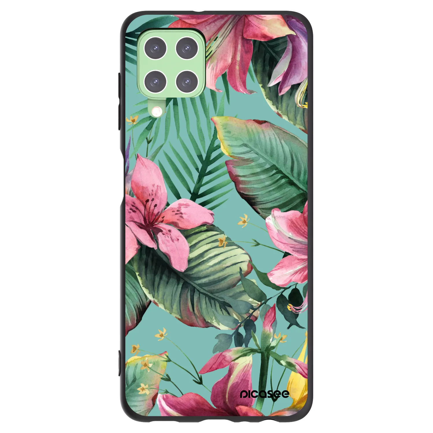 Picasee Samsung Galaxy A22 A225F 4G Hülle - Schwarzes Silikon - Hawaii