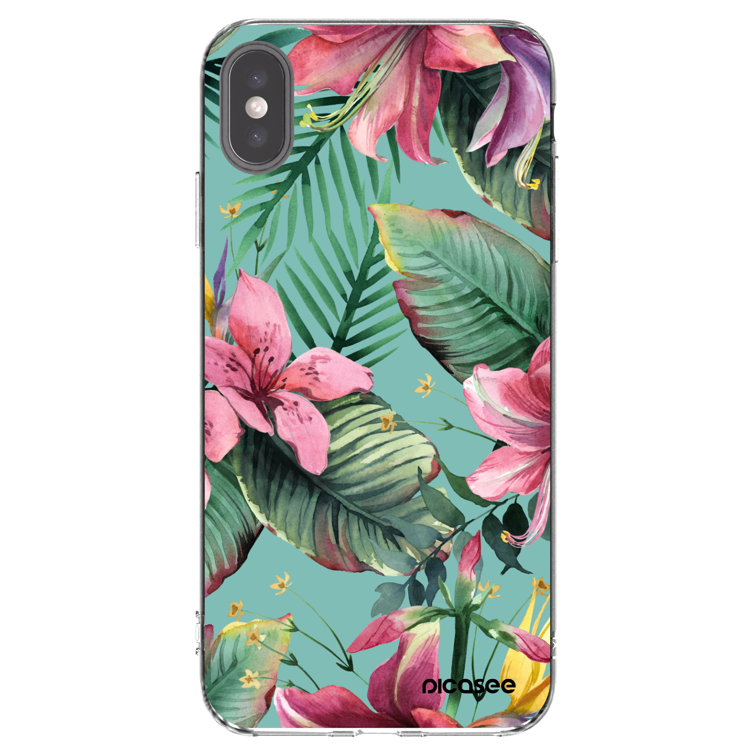 Picasee Apple iPhone XS Max Hülle - Transparentes Silikon - Hawaii
