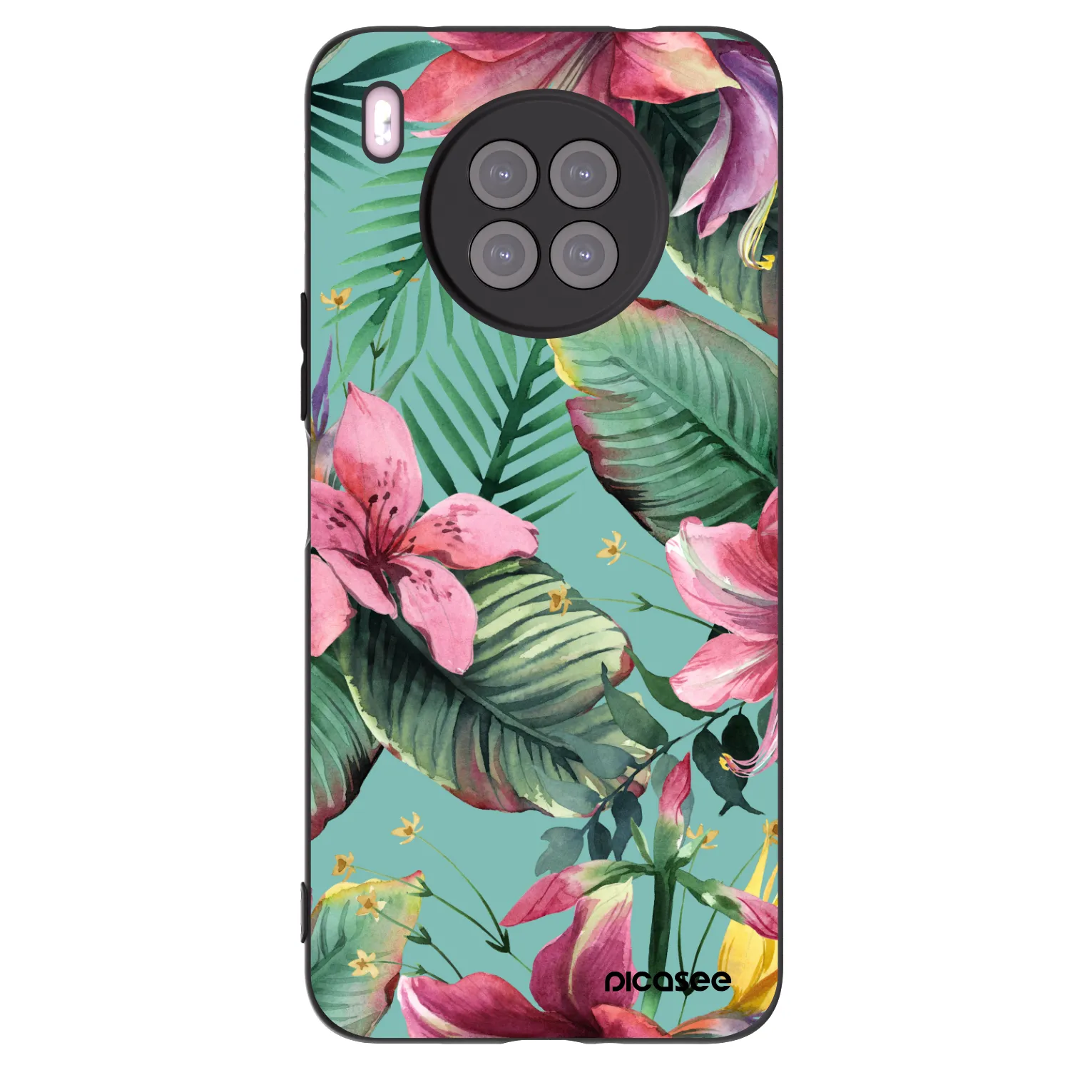 Picasee Huawei Nova 8i Hülle - Schwarzes Silikon - Hawaii