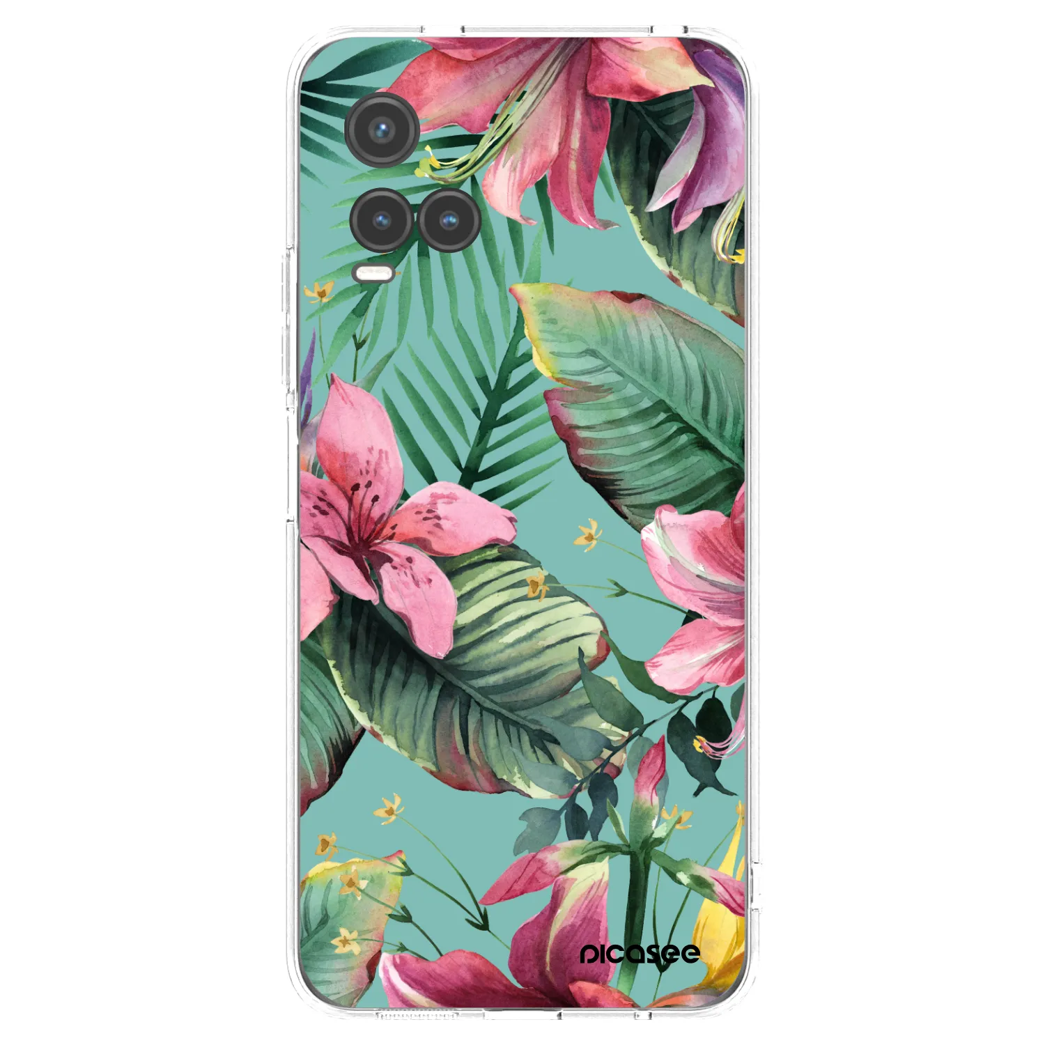 Picasee Vivo Y33s Hülle - Transparentes Silikon - Hawaii