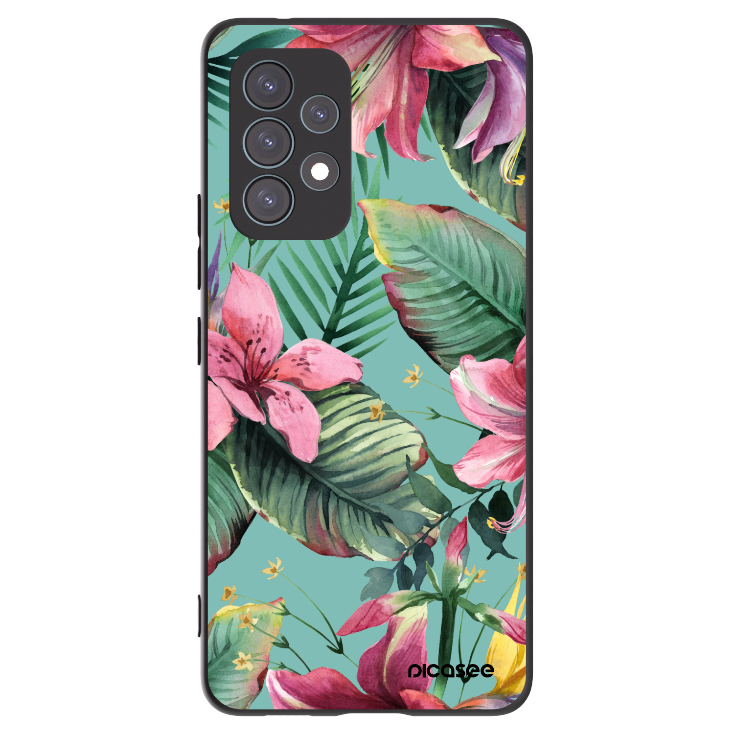 Picasee Samsung Galaxy A53 5G A536 Hülle - Schwarzes Silikon - Hawaii