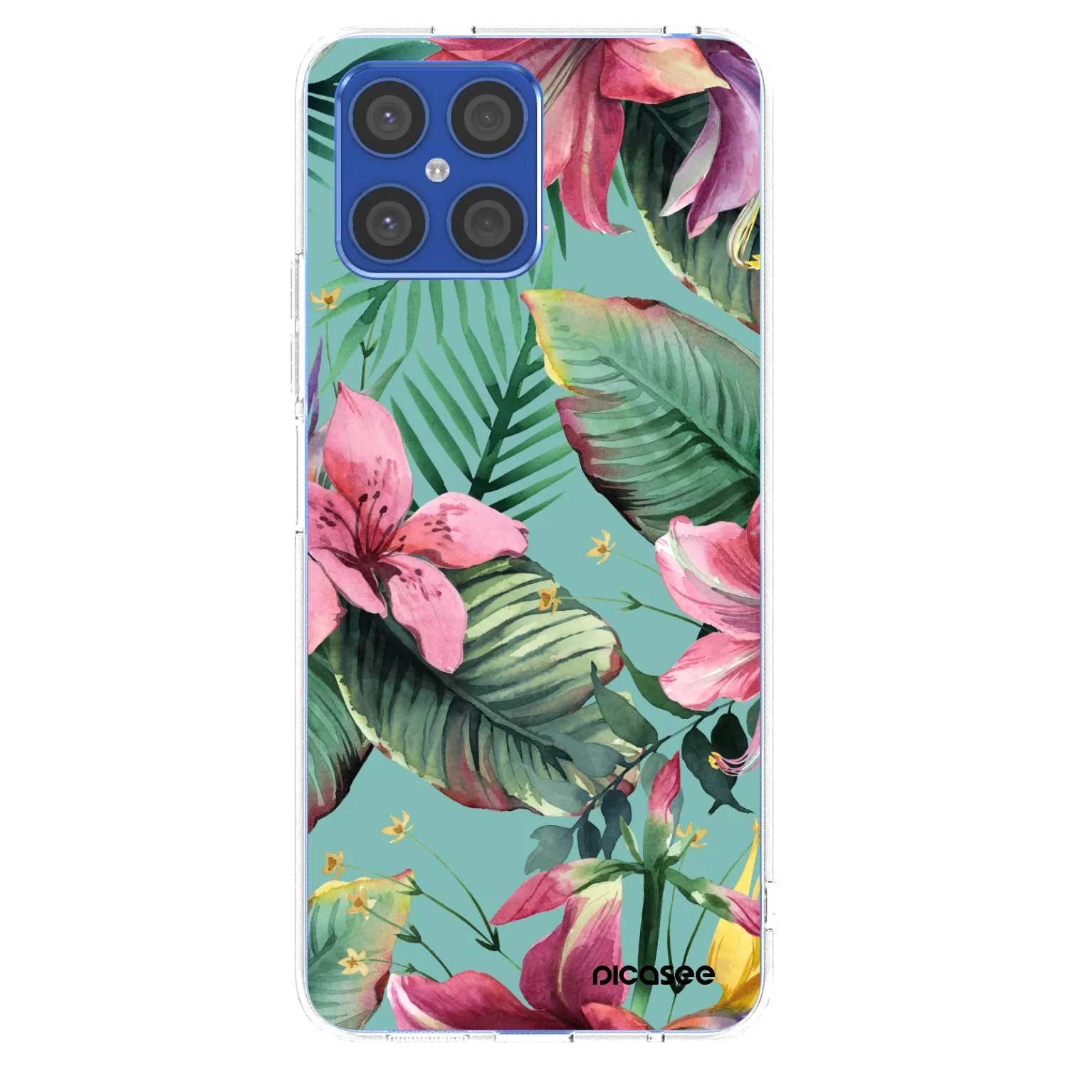 Picasee Honor X8 4G Hülle - Transparentes Silikon - Hawaii