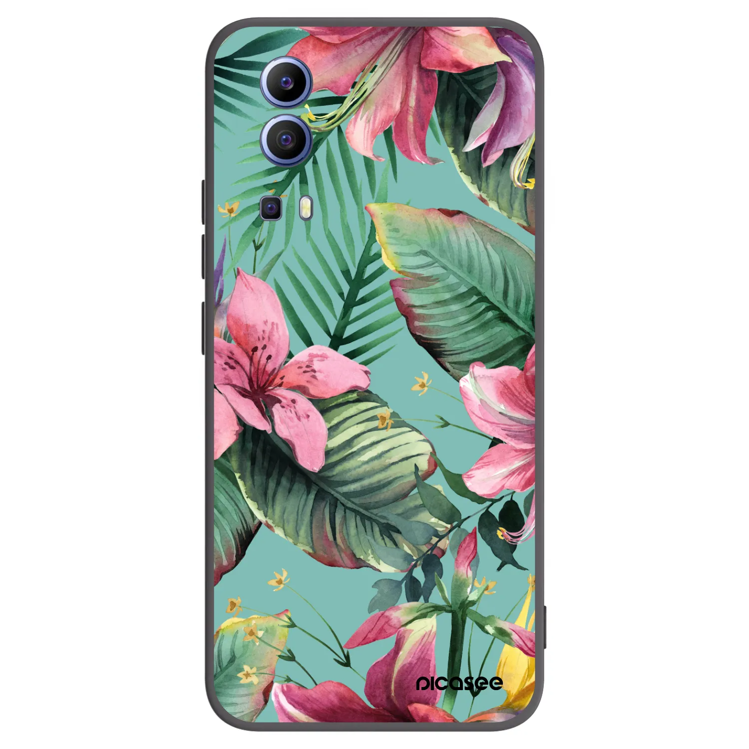 Picasee Vivo Y52 5G Hülle - Schwarzes Silikon - Hawaii
