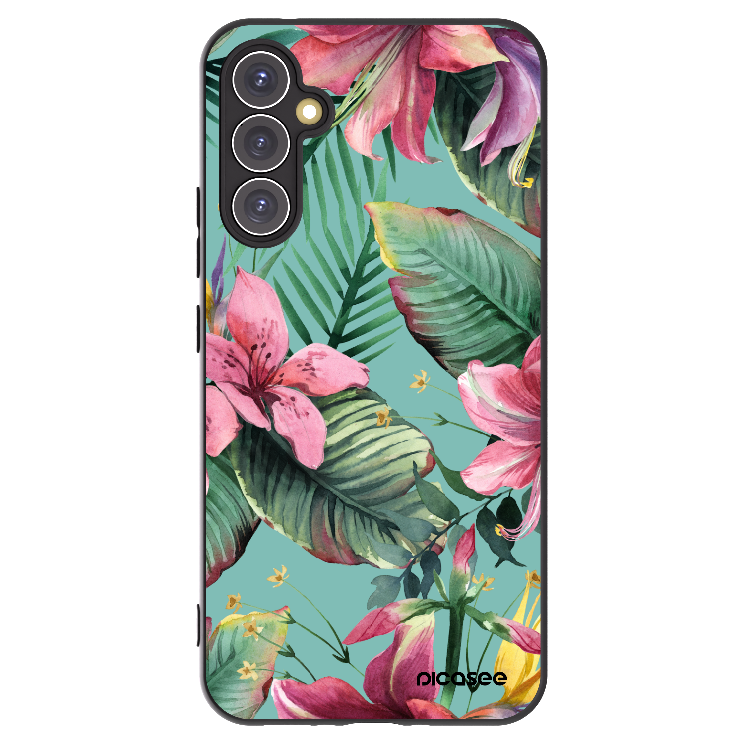 Picasee Samsung Galaxy A34 5G A346B Hülle - Schwarzes Silikon - Hawaii