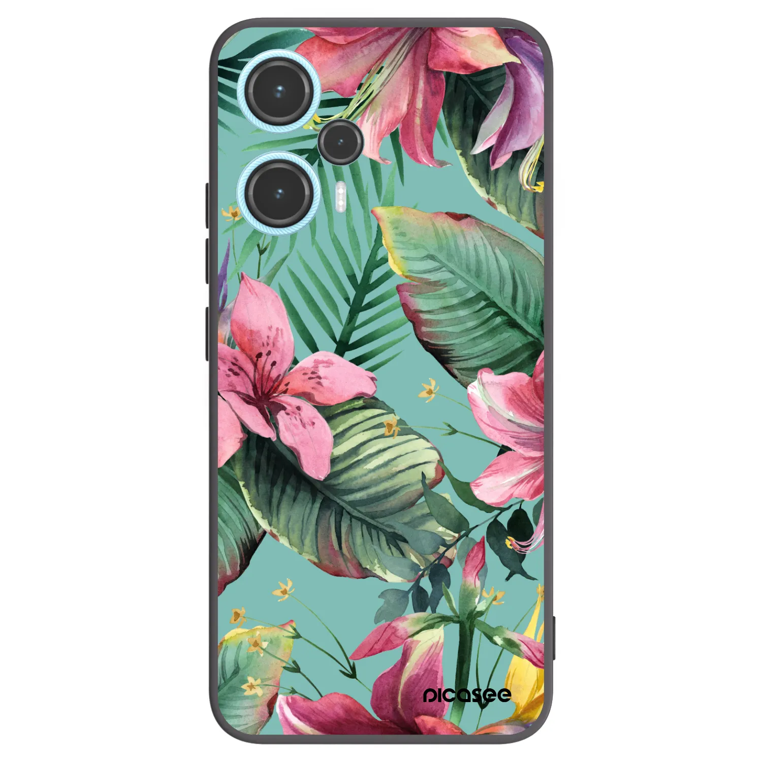 Picasee Xiaomi Poco F5 Hülle - Schwarzes Silikon - Hawaii