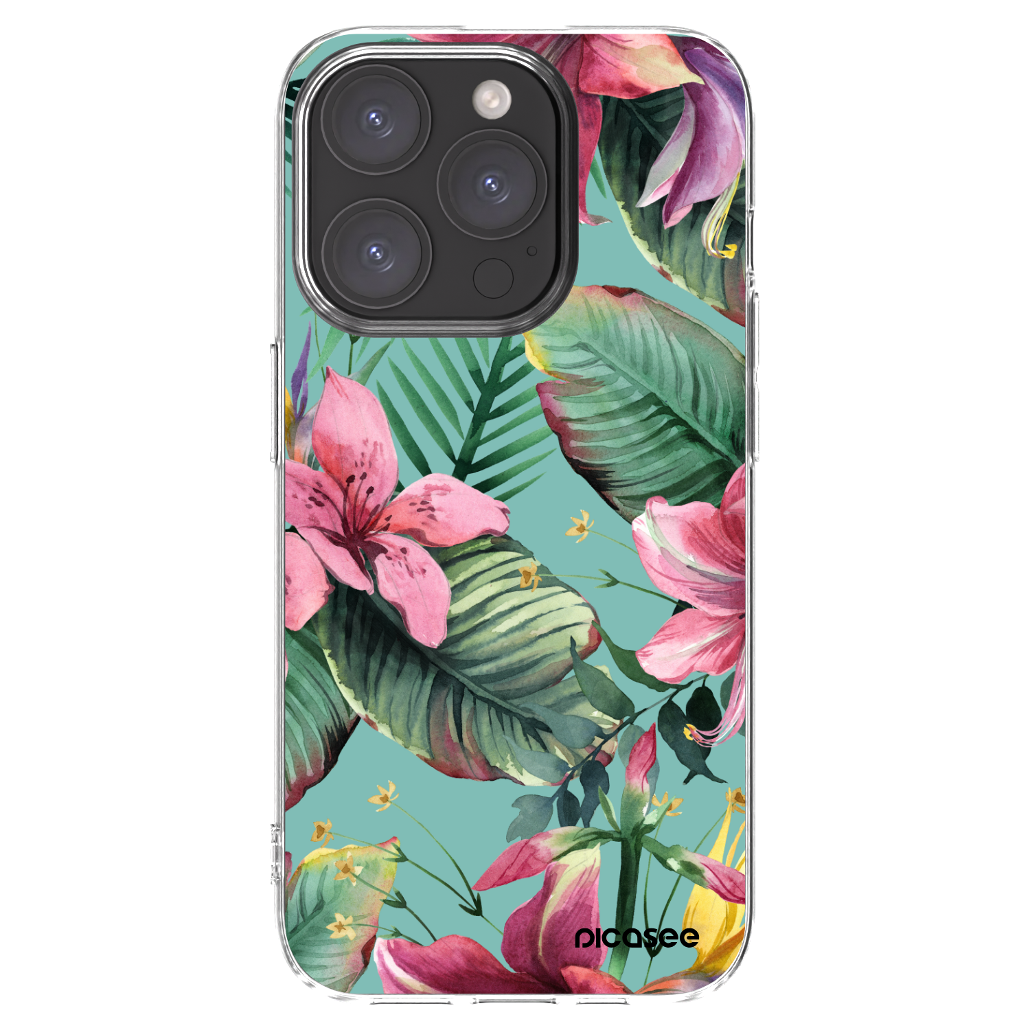 Picasee Apple iPhone 15 Pro Hülle - Transparentes Silikon - Hawaii