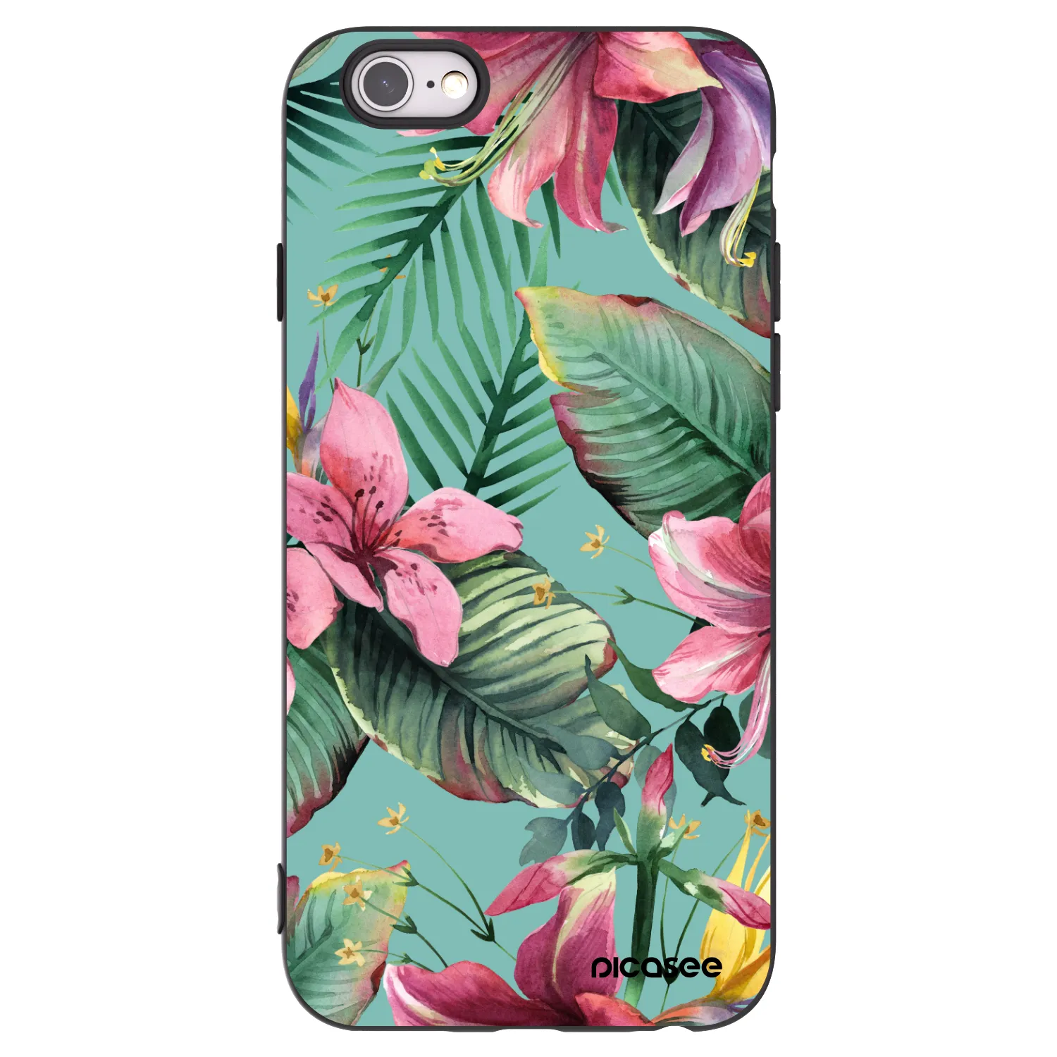 Picasee Apple iPhone 6/6S Hülle - Schwarzes Silikon - Hawaii