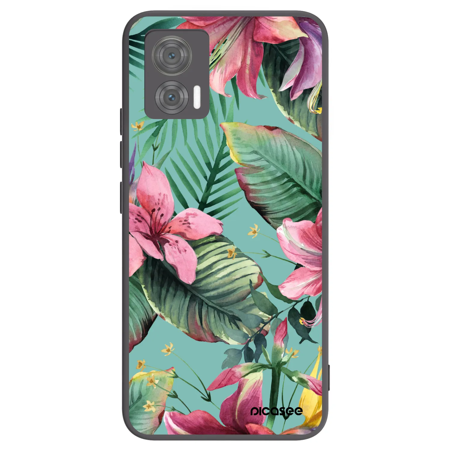 Picasee Motorola Edge 30 Neo Hülle - Schwarzes Silikon - Hawaii