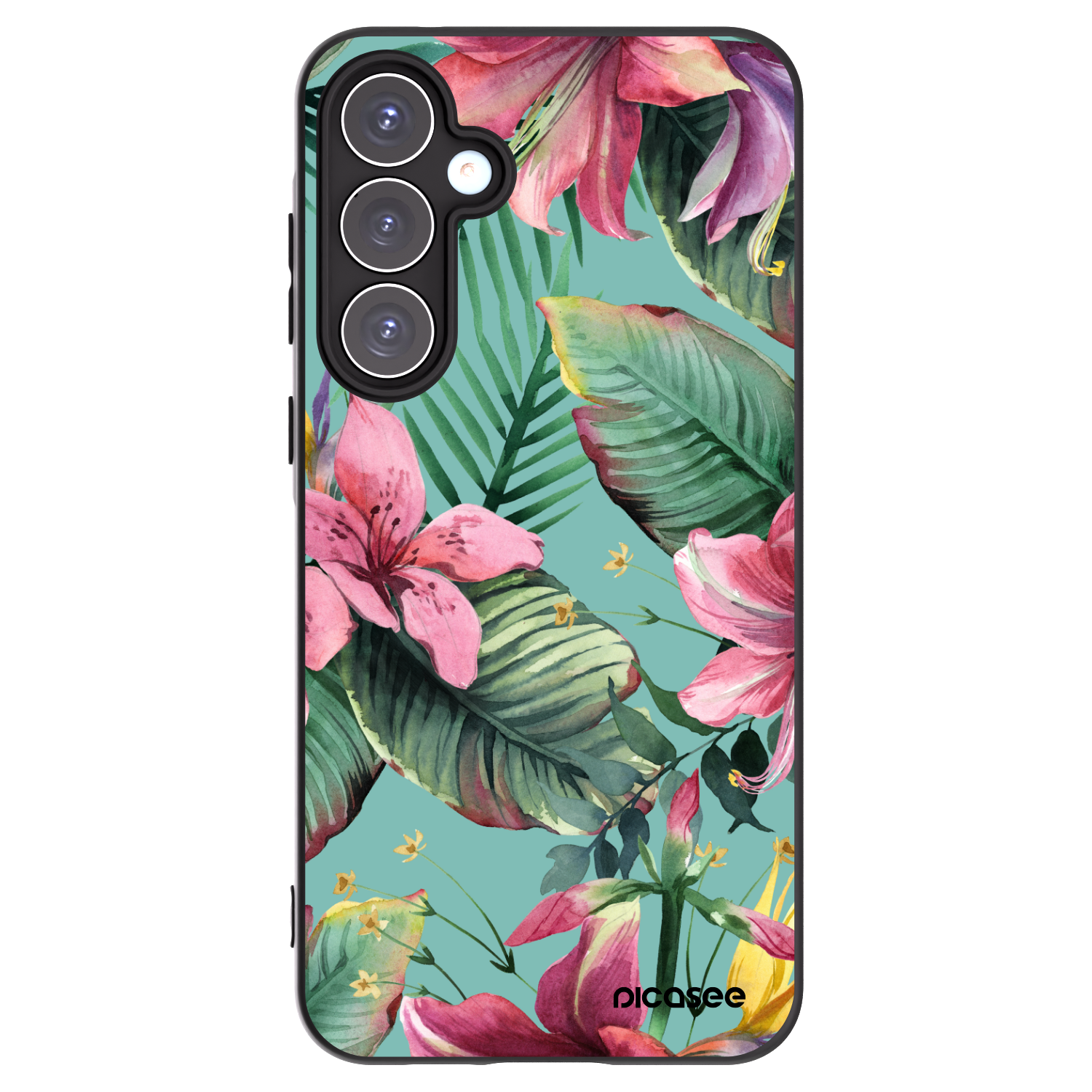 Picasee Samsung Galaxy A55 5G A556B Hülle - Schwarzes Silikon - Hawaii