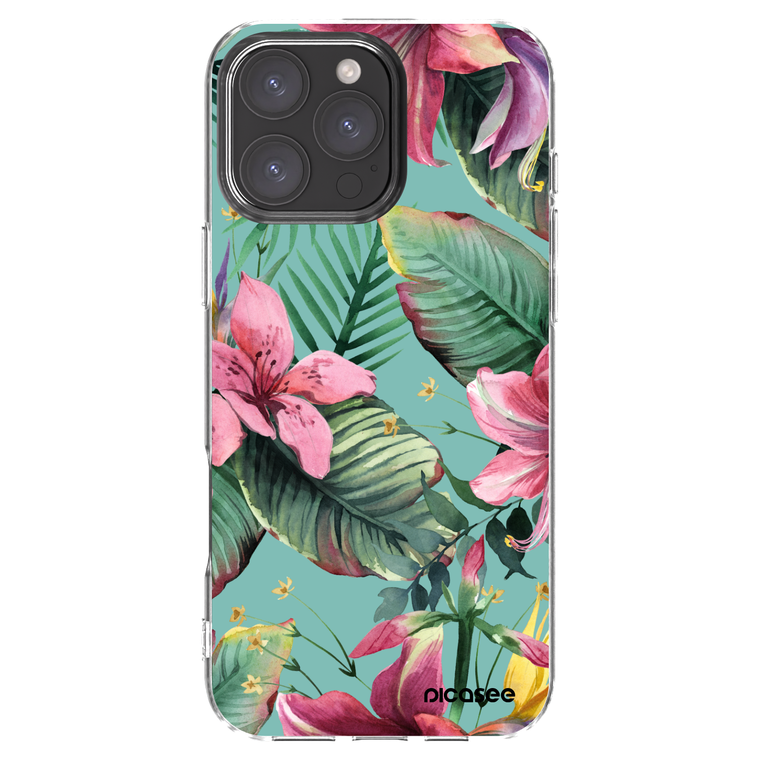 Picasee Apple iPhone 16 Pro Max Hülle - Transparentes Silikon - Hawaii