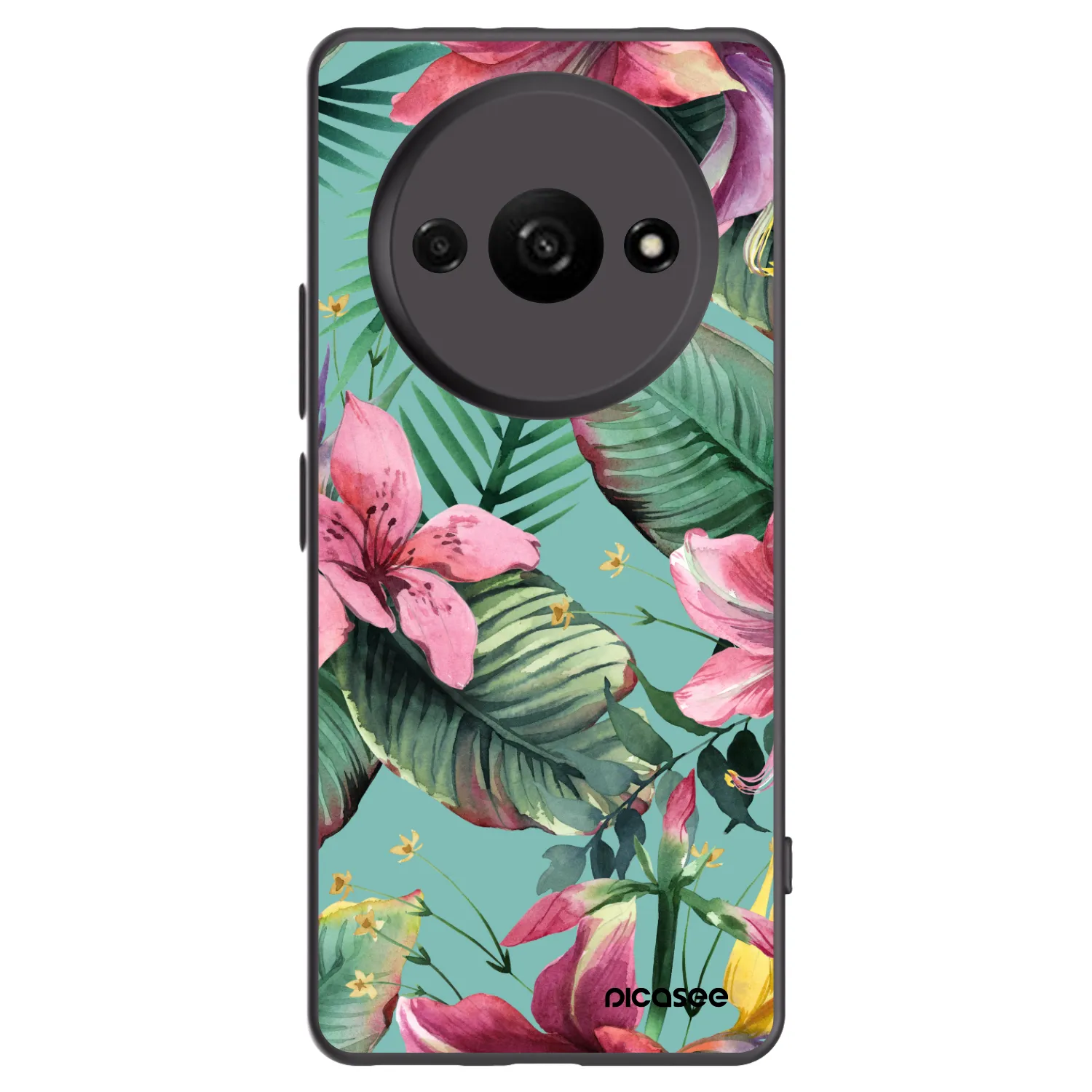Picasee Xiaomi Redmi A3 Hülle - Schwarzes Silikon - Hawaii