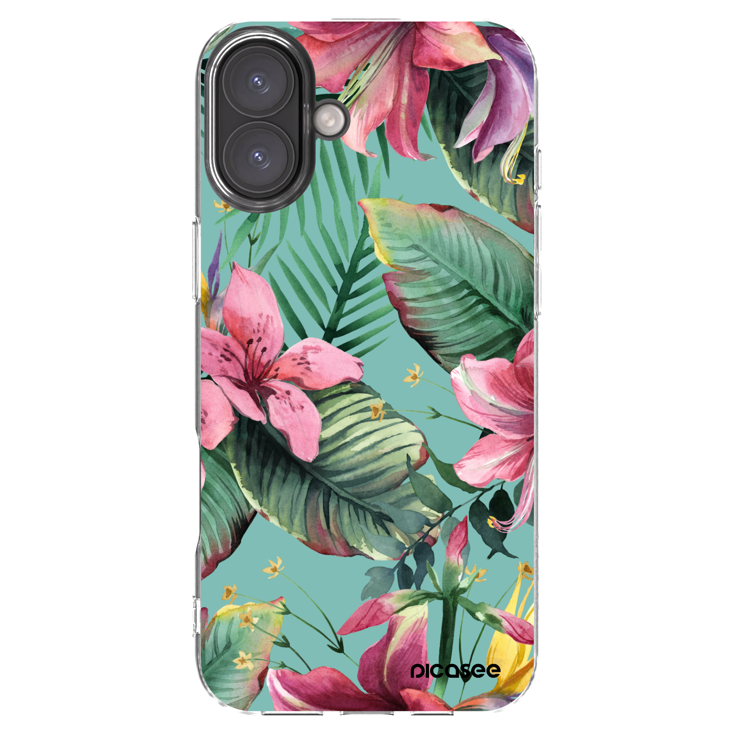 Picasee Apple iPhone 16 Plus Hülle - Transparentes Silikon - Hawaii