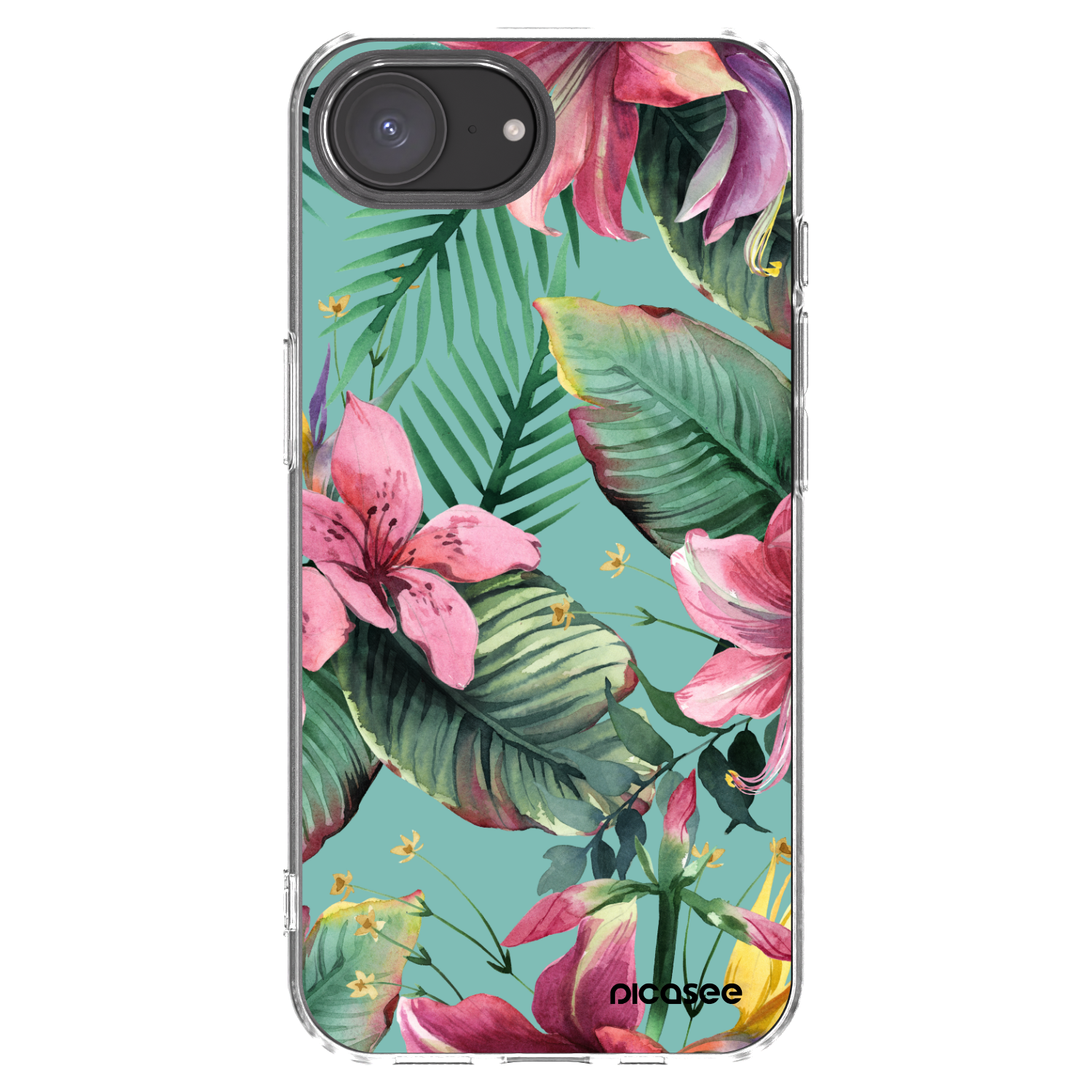 Picasee Apple iPhone 16e Hülle - Transparentes Silikon - Hawaii