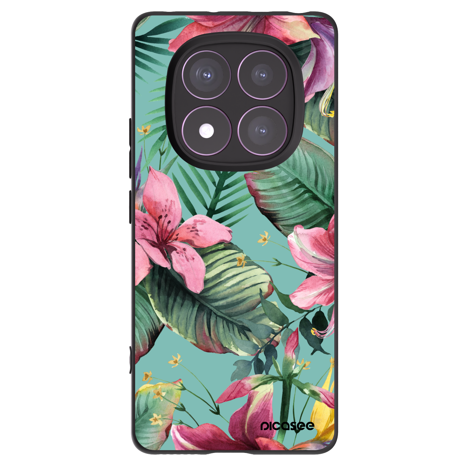 Picasee Xiaomi Redmi Note 14 Pro 4G Hülle - Schwarzes Silikon - Hawaii