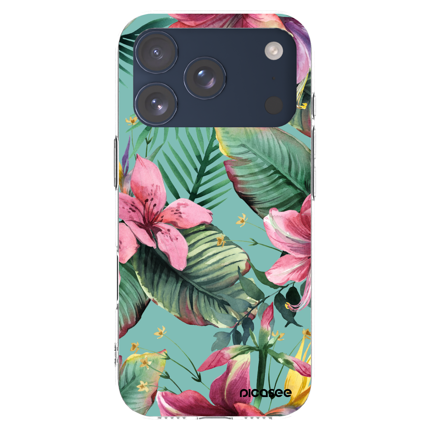 Picasee Apple iPhone 17 Pro Hülle - Transparentes Silikon - Hawaii