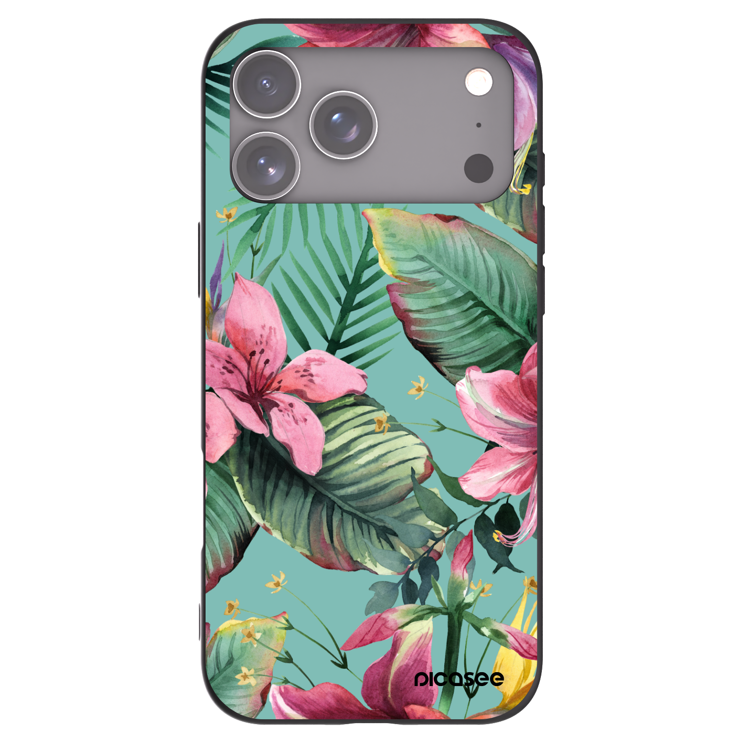 Picasee Apple iPhone 17 Pro Max Hülle - Schwarzes Silikon - Hawaii