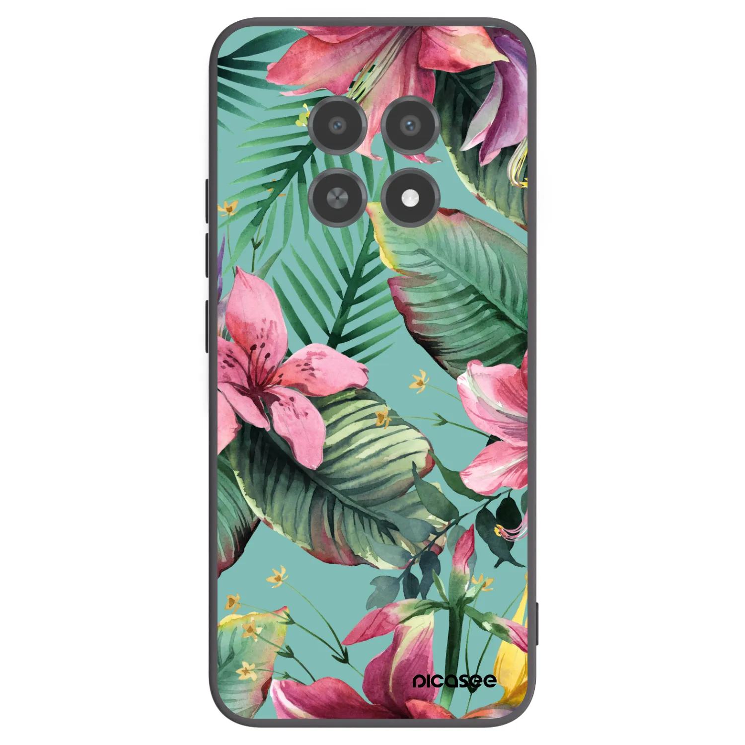 Picasee Realme 12X Hülle - Schwarzes Silikon - Hawaii