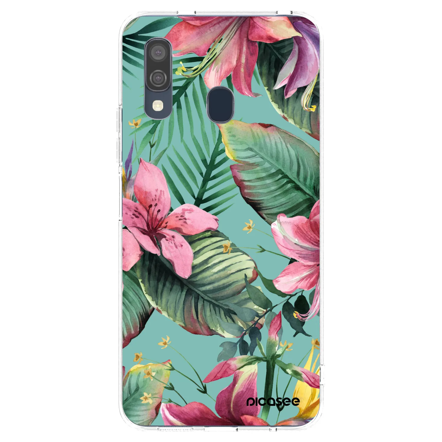 Picasee Samsung Galaxy A40 A405F Hülle - Transparentes Silikon - Hawaii