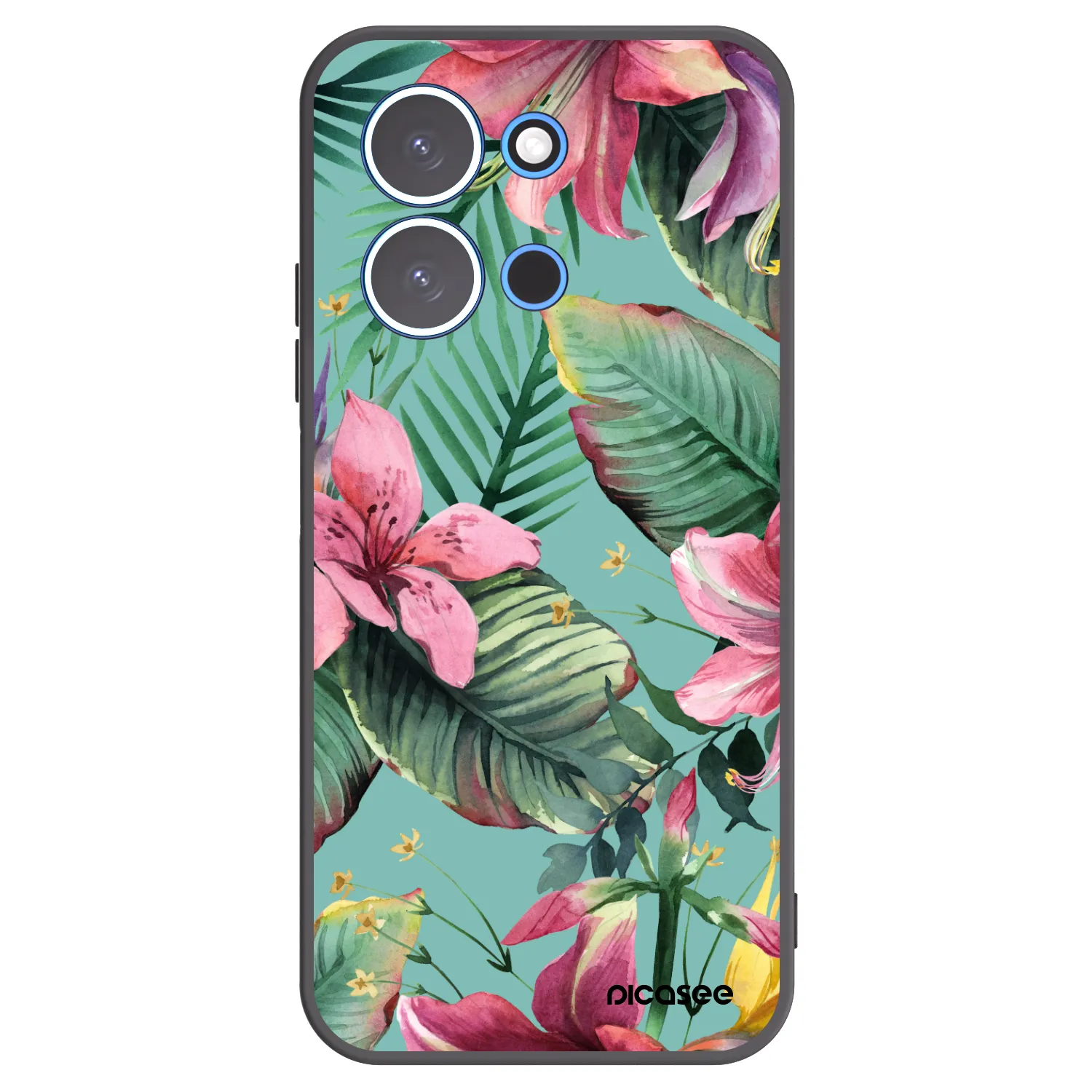 Picasee Xiaomi Redmi 15C 4G Hülle - Schwarzes Silikon - Hawaii