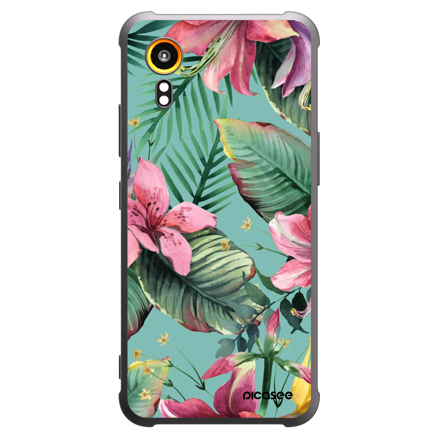 Picasee Samsung Galaxy Xcover 7 Hülle - Schwarzes Silikon - Hawaii
