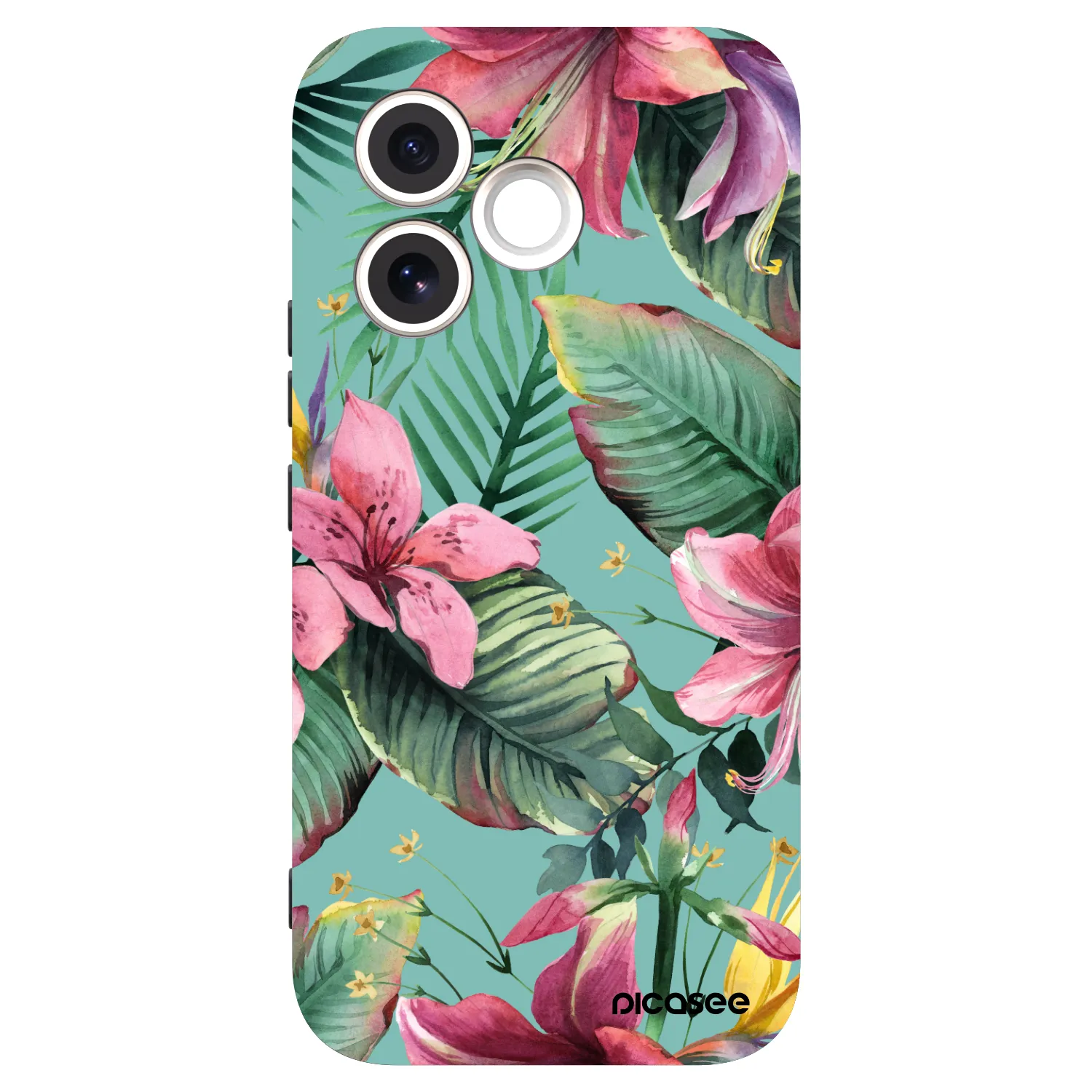 Picasee Honor 600 Lite Hülle - Schwarzes Silikon - Hawaii