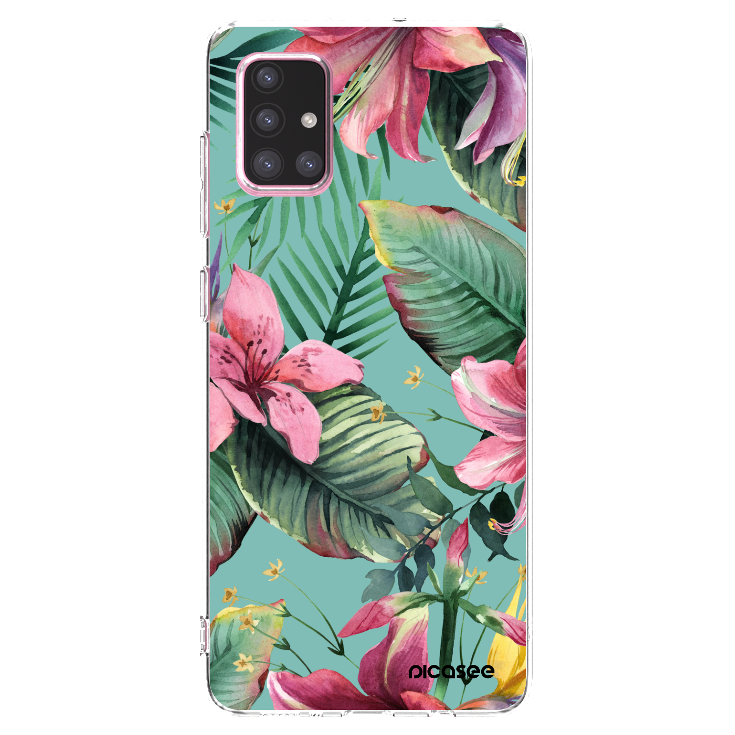 Picasee Samsung Galaxy A71 A715F Hülle - Transparentes Silikon - Hawaii