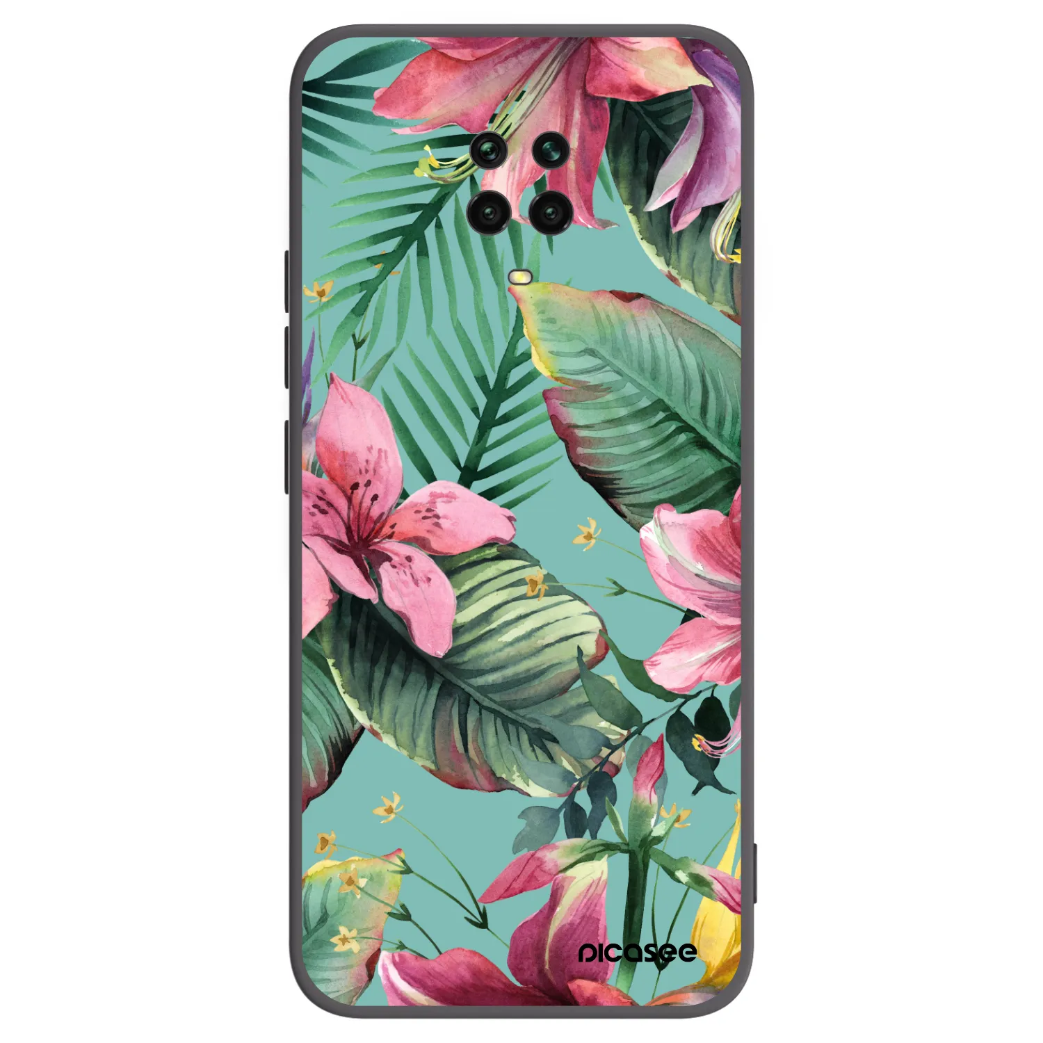 Picasee Xiaomi Redmi Note 9 Pro Hülle - Schwarzes Silikon - Hawaii
