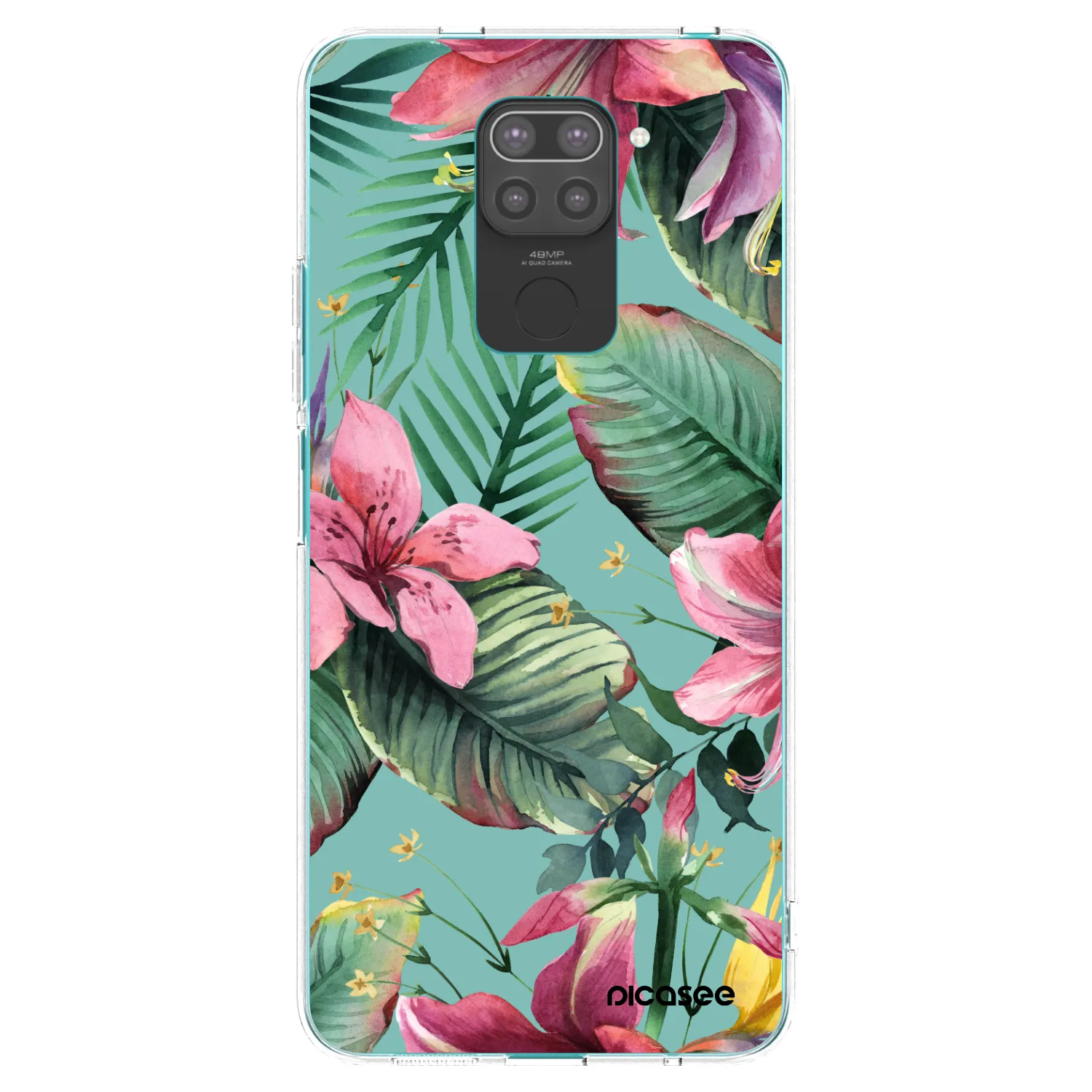 Picasee Xiaomi Redmi Note 9 Hülle - Schwarzes Silikon - Hawaii