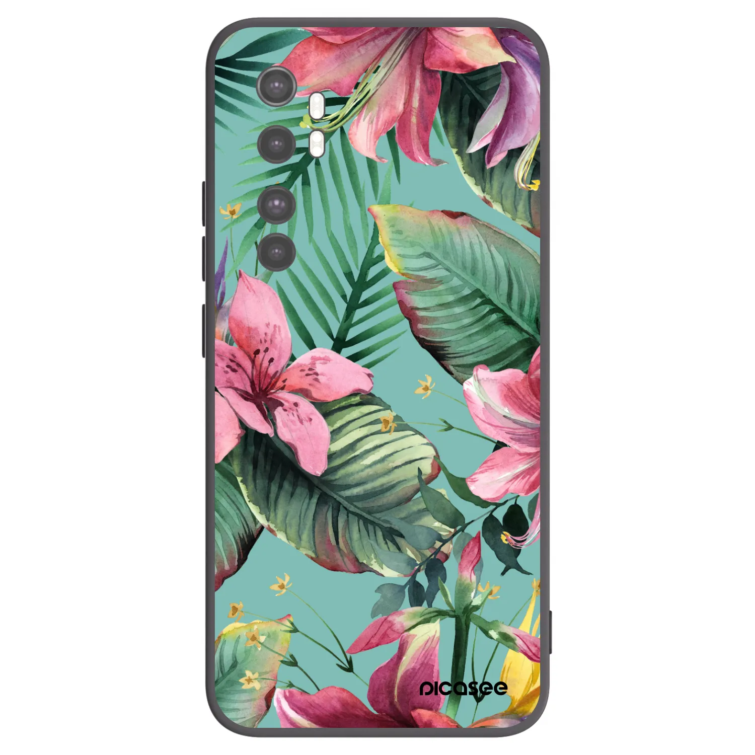 Picasee Xiaomi Mi Note 10 Lite Hülle - Schwarzes Silikon - Hawaii