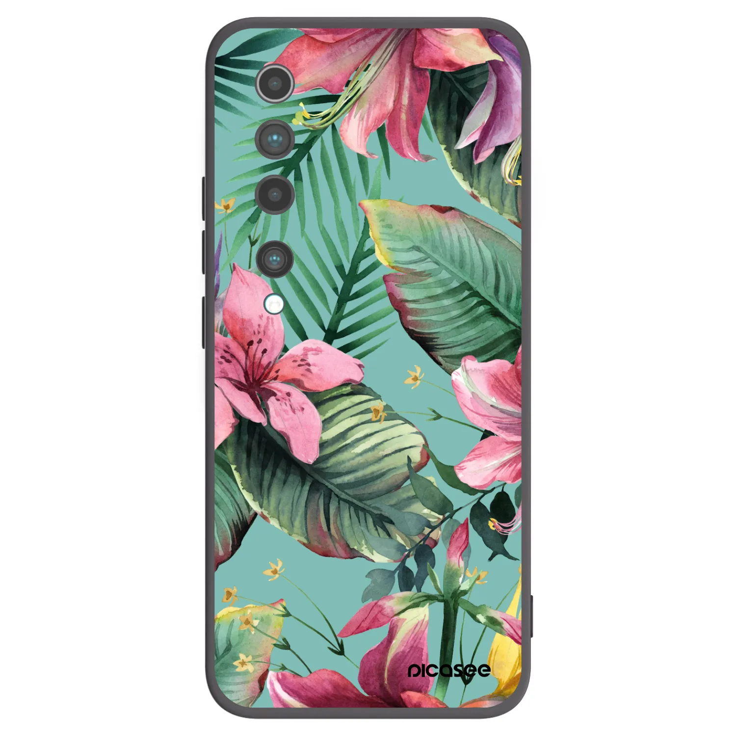 Picasee Xiaomi Mi 10 Hülle - Schwarzes Silikon - Hawaii