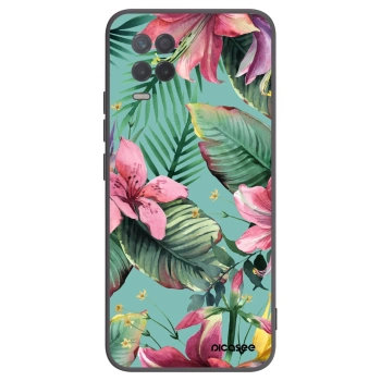 Picasee Realme 8 5G Hülle - Schwarzes Silikon - Hawaii