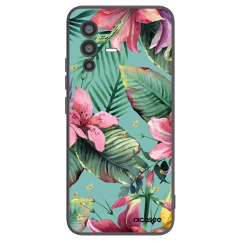 Picasee Vivo V23 5G Hülle - Schwarzes Silikon - Hawaii