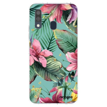 Picasee Samsung Galaxy A40 A405F Hülle - Transparentes Silikon - Hawaii