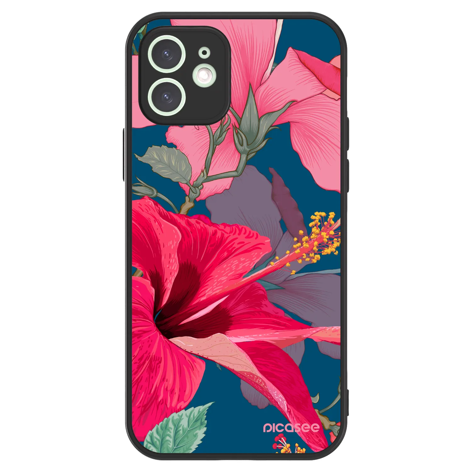 Picasee ULTIMATE CASE MagSafe für Apple iPhone 12 - Hibiscus