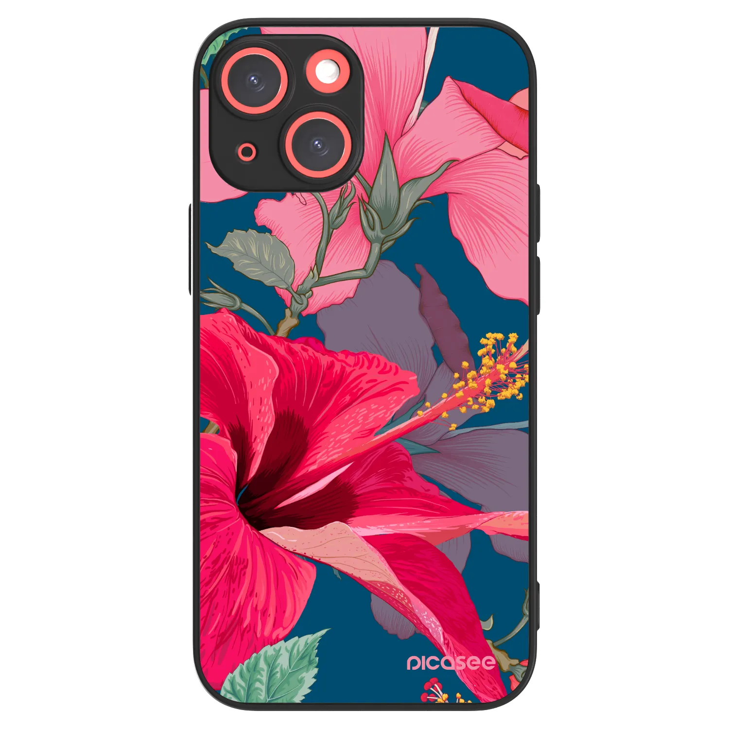 Picasee ULTIMATE CASE MagSafe für Apple iPhone 13 mini - Hibiscus