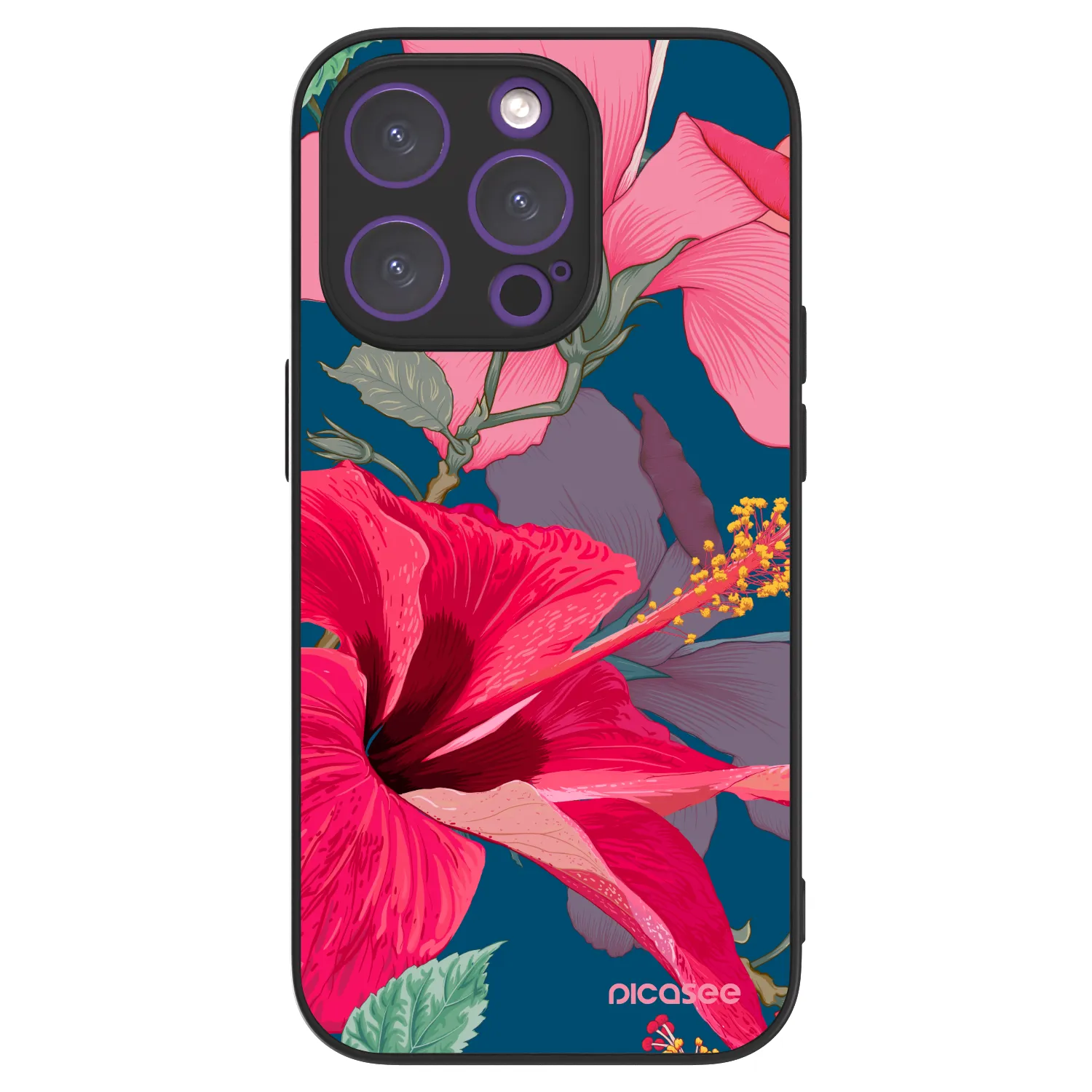 Picasee ULTIMATE CASE MagSafe für Apple iPhone 14 Pro - Hibiscus