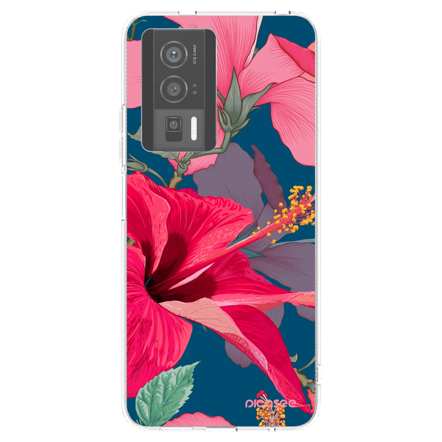Picasee Xiaomi Poco F5 Pro 5G Hülle - Transparentes Silikon - Hibiscus