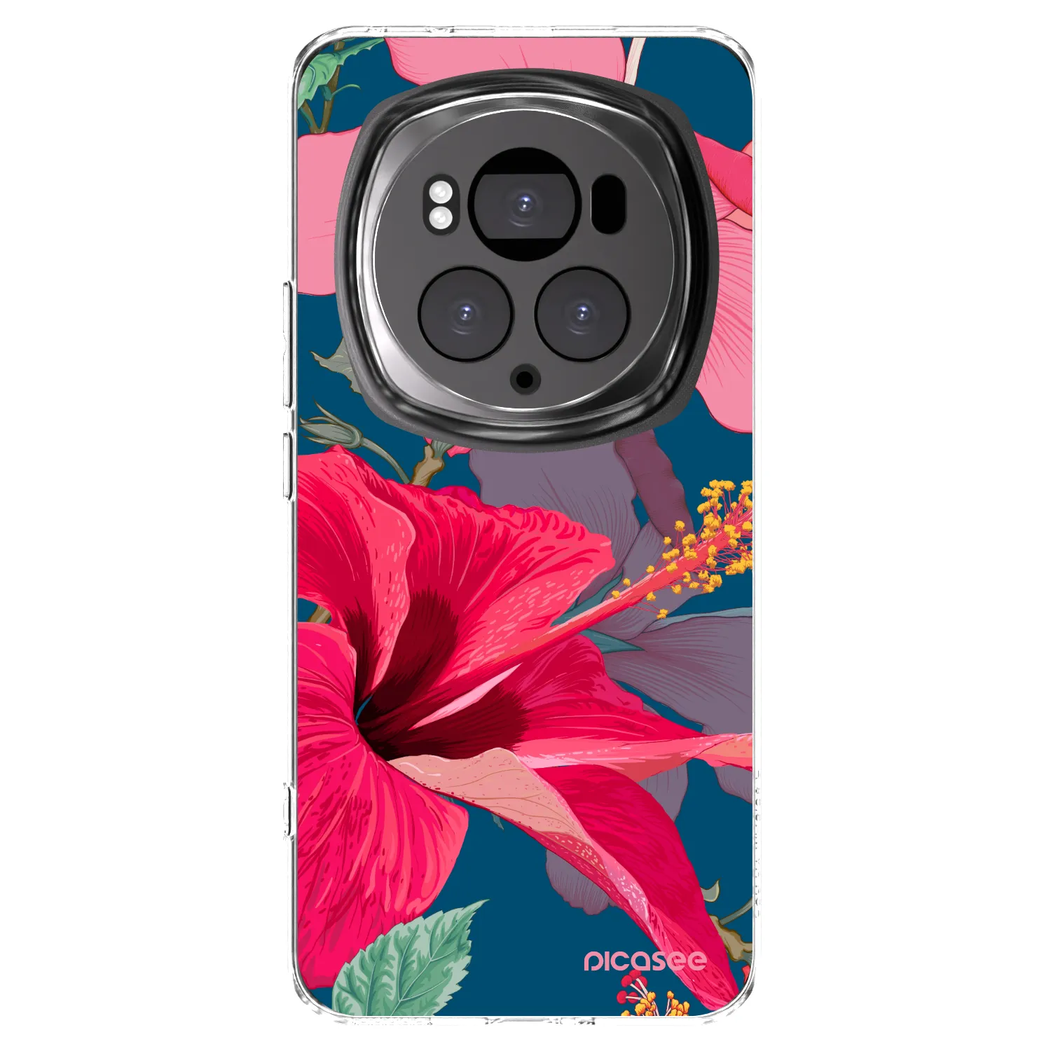 Picasee Honor Magic6 Pro Hülle - Transparentes Silikon - Hibiscus