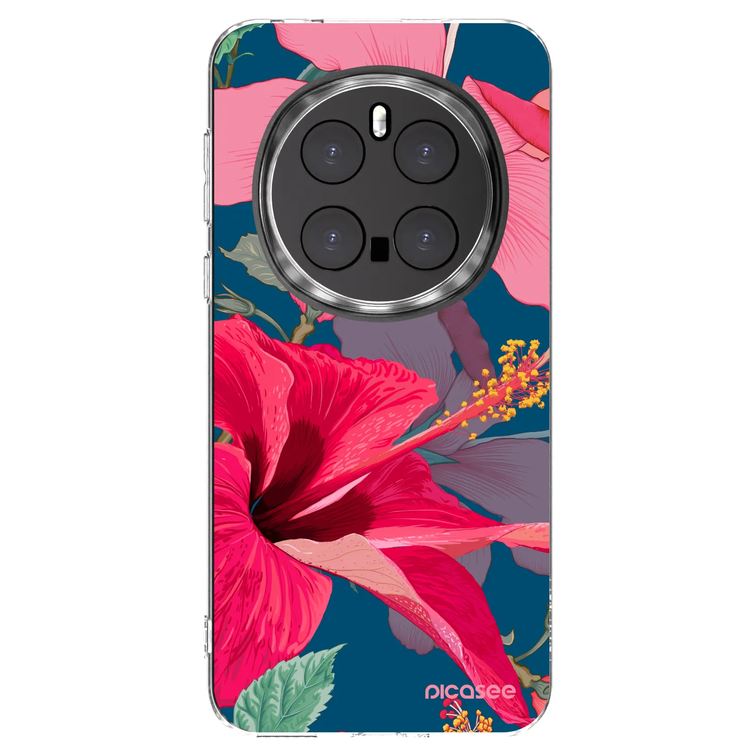 Picasee Honor Magic7 Pro 5G Hülle - Transparentes Silikon - Hibiscus