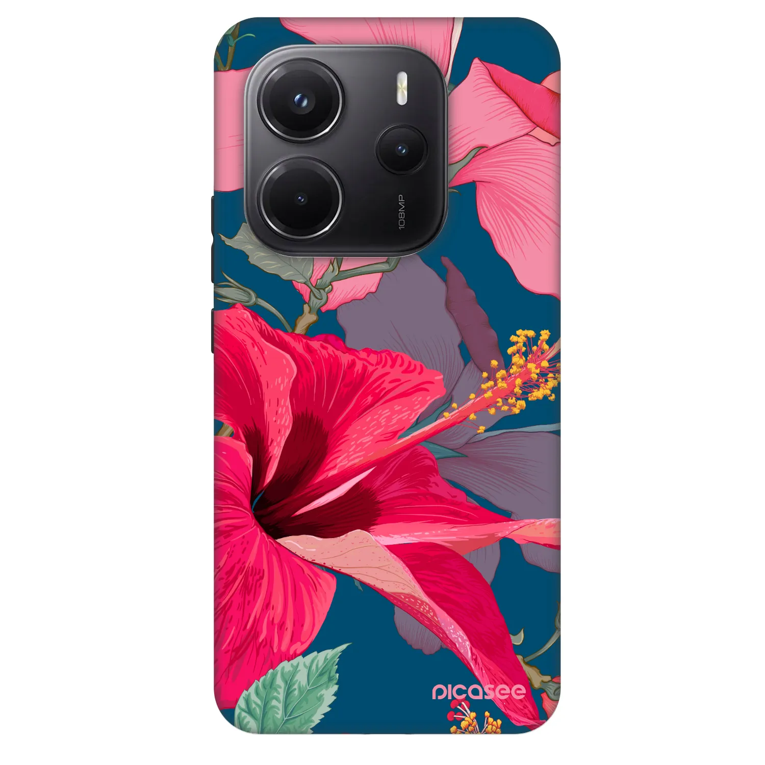 Picasee Fashion Case für Xiaomi Redmi Note 14 5G - Hibiscus
