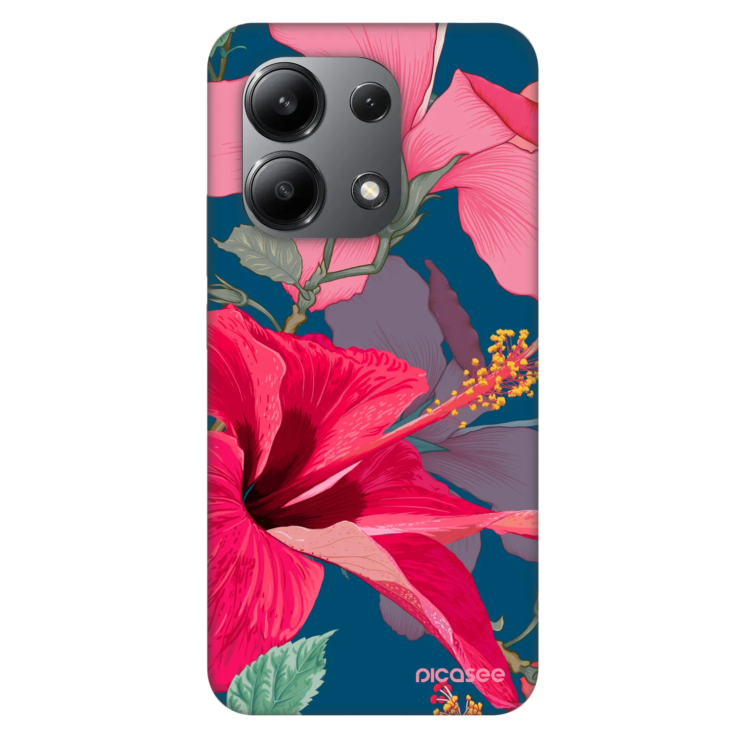 Picasee Fashion Case für Xiaomi Redmi Note 13 4G - Hibiscus