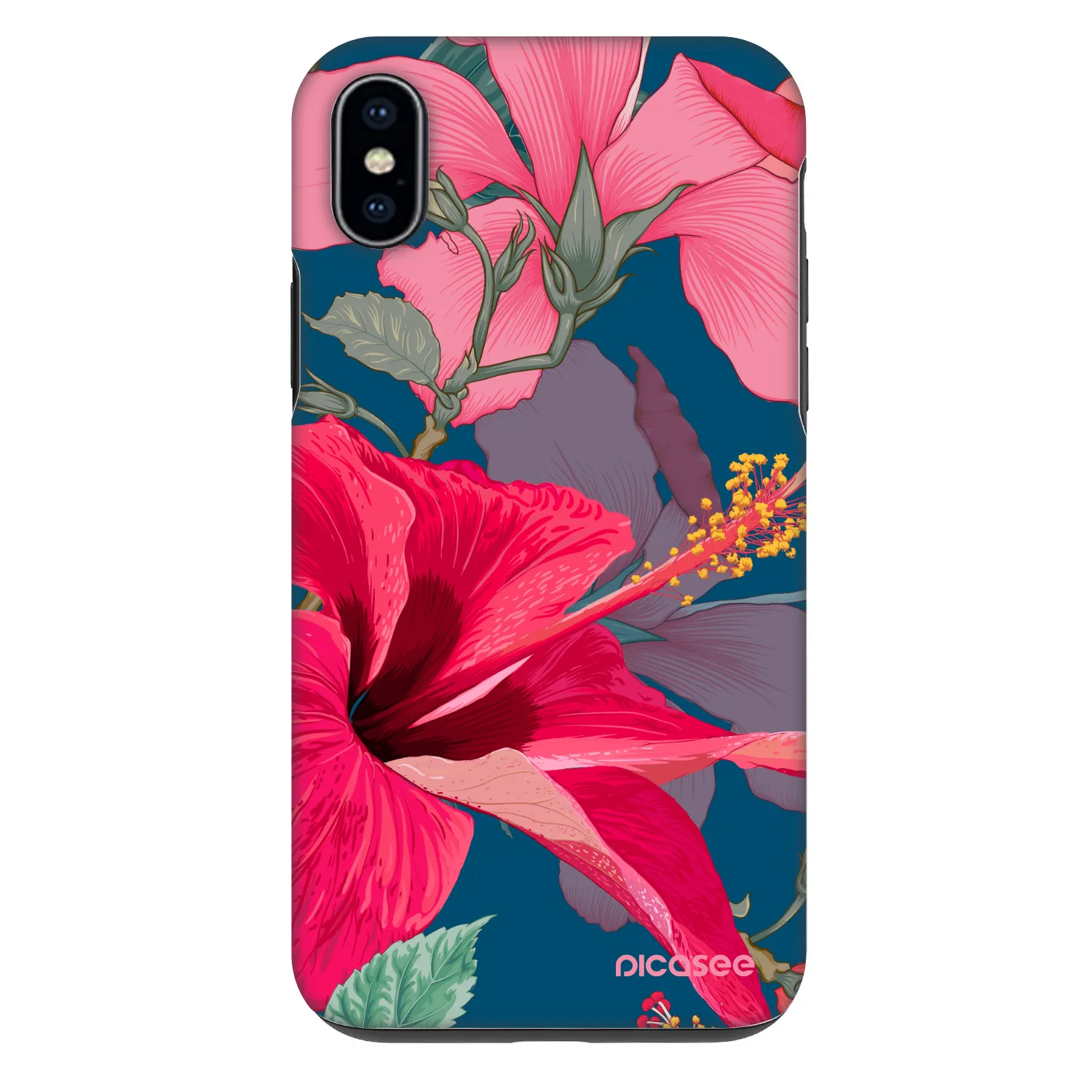 Picasee Fashion Case für Apple iPhone XS Max - Hibiscus
