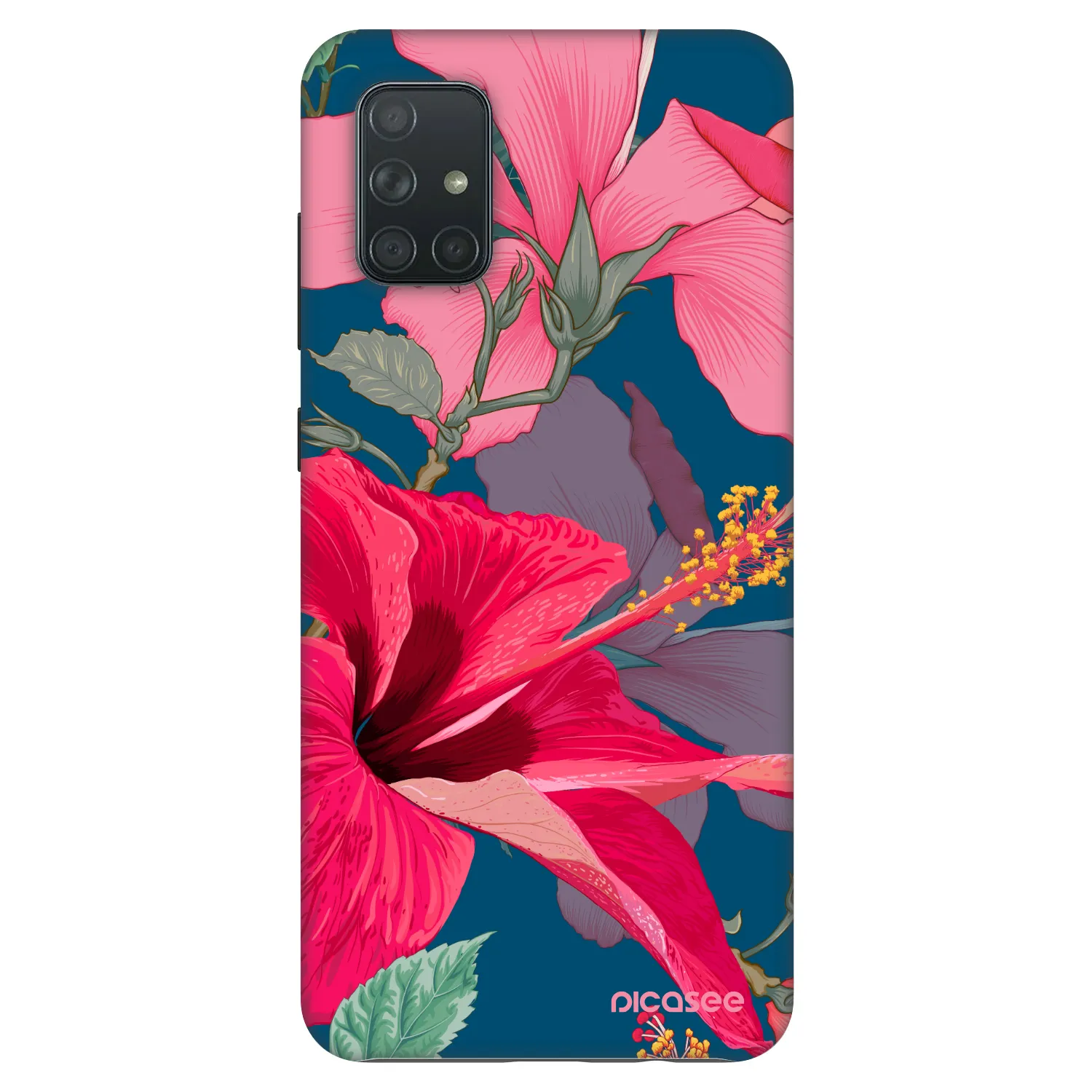 Picasee Fashion Case für Samsung Galaxy A71 A715F - Hibiscus